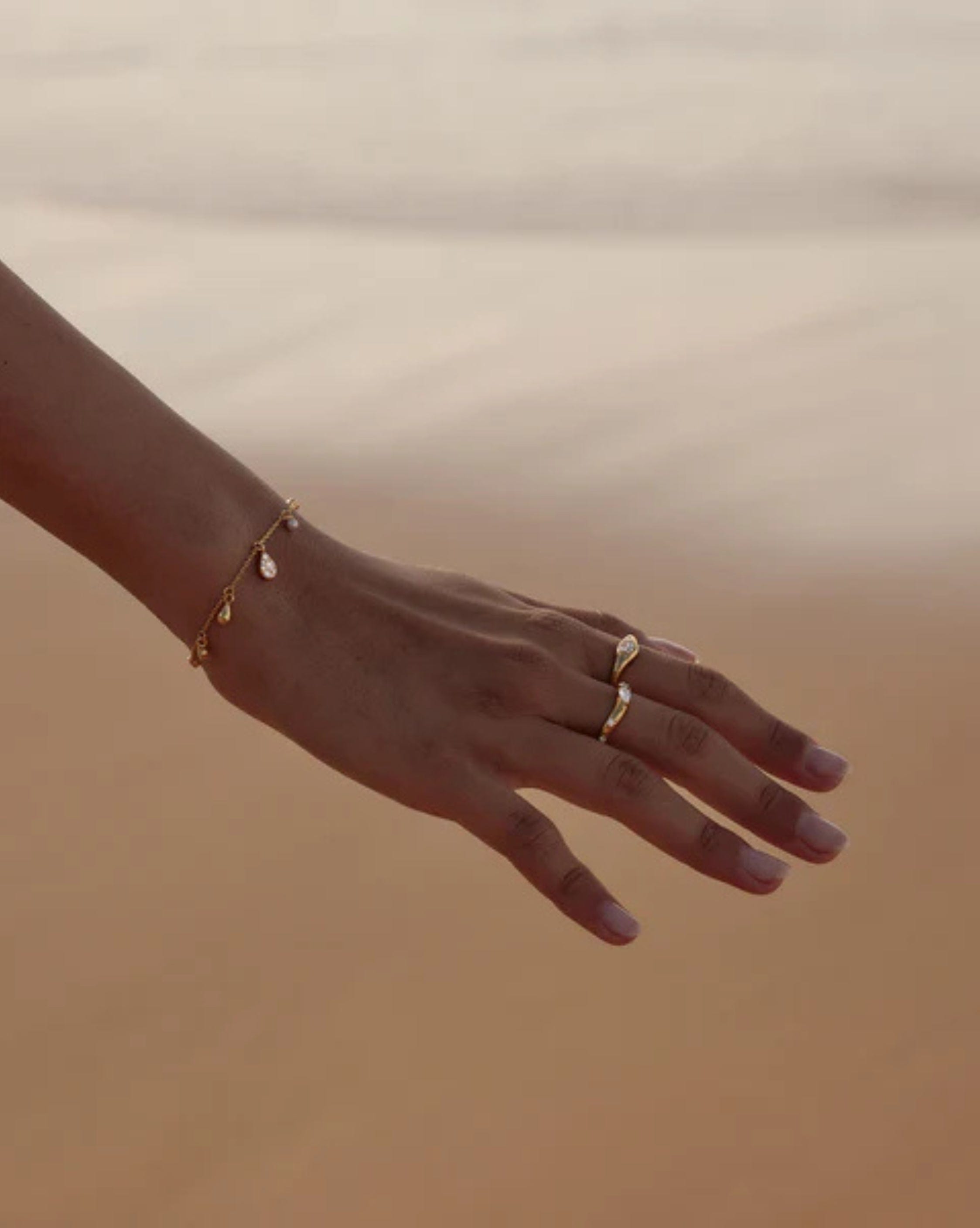 By Charlotte 18k Gold Vermeil Chasing Tides Ring