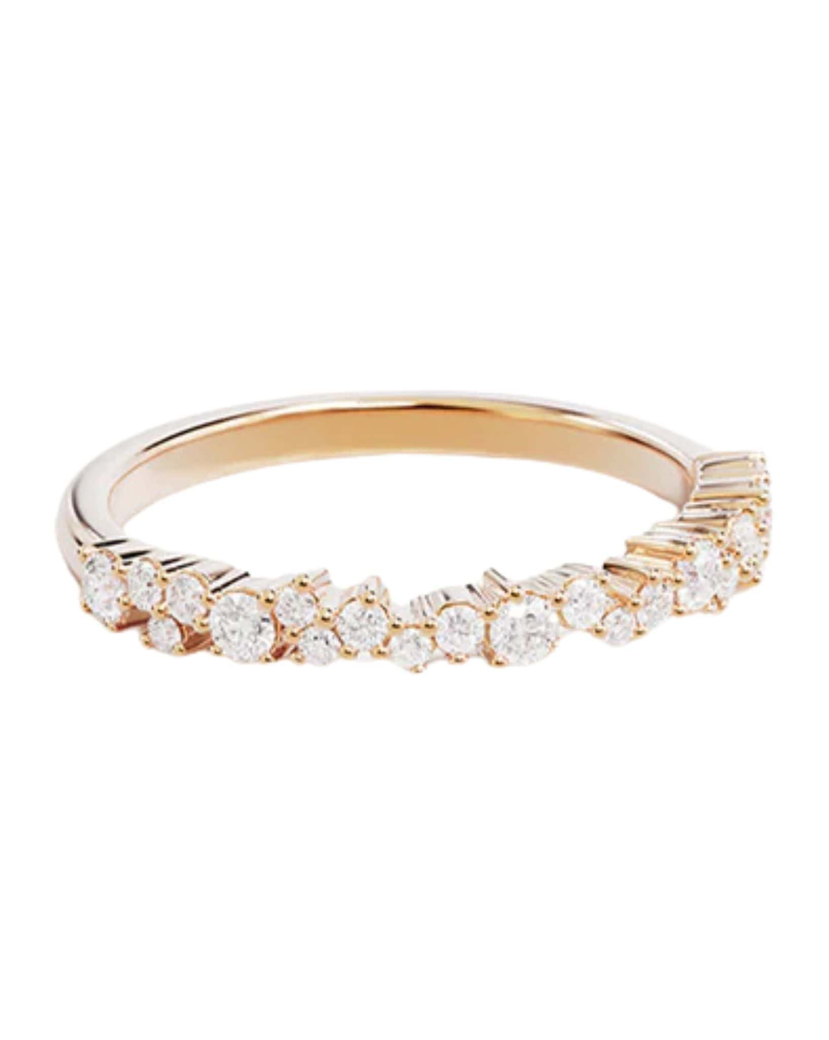 By Charlotte 18k Gold Vermeil - Crystal Dust Fine Ring