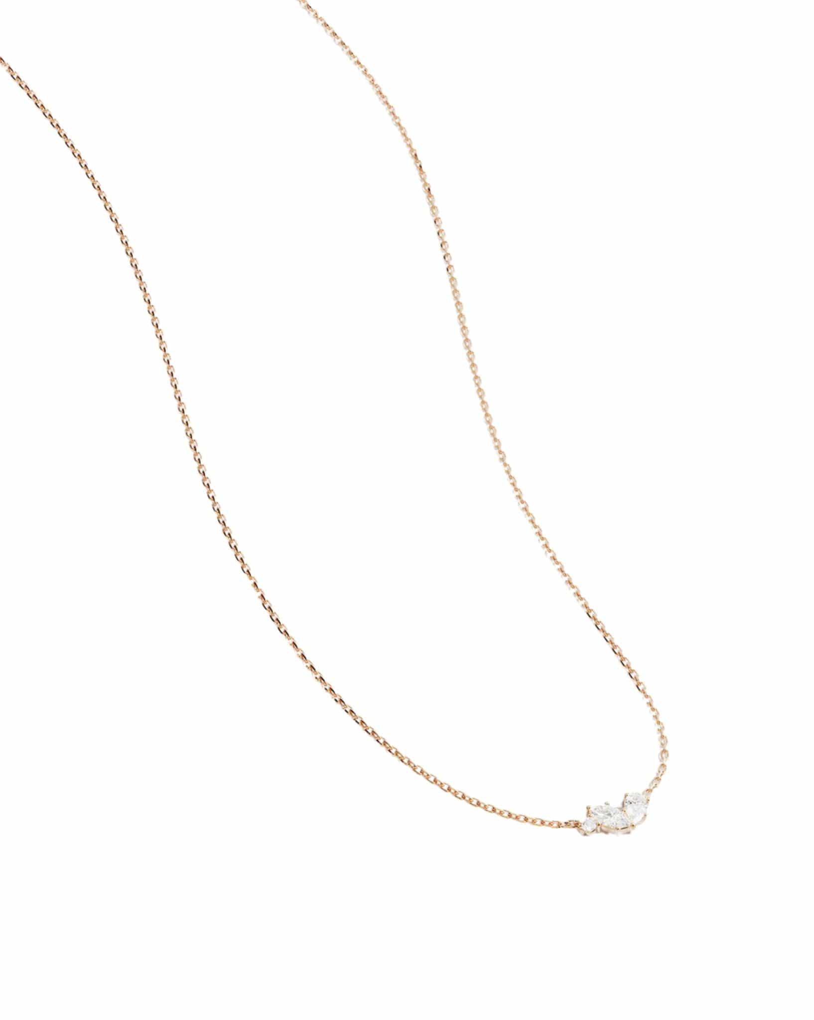 By Charlotte 18k Gold Vermeil - Crystal Wings Neckace