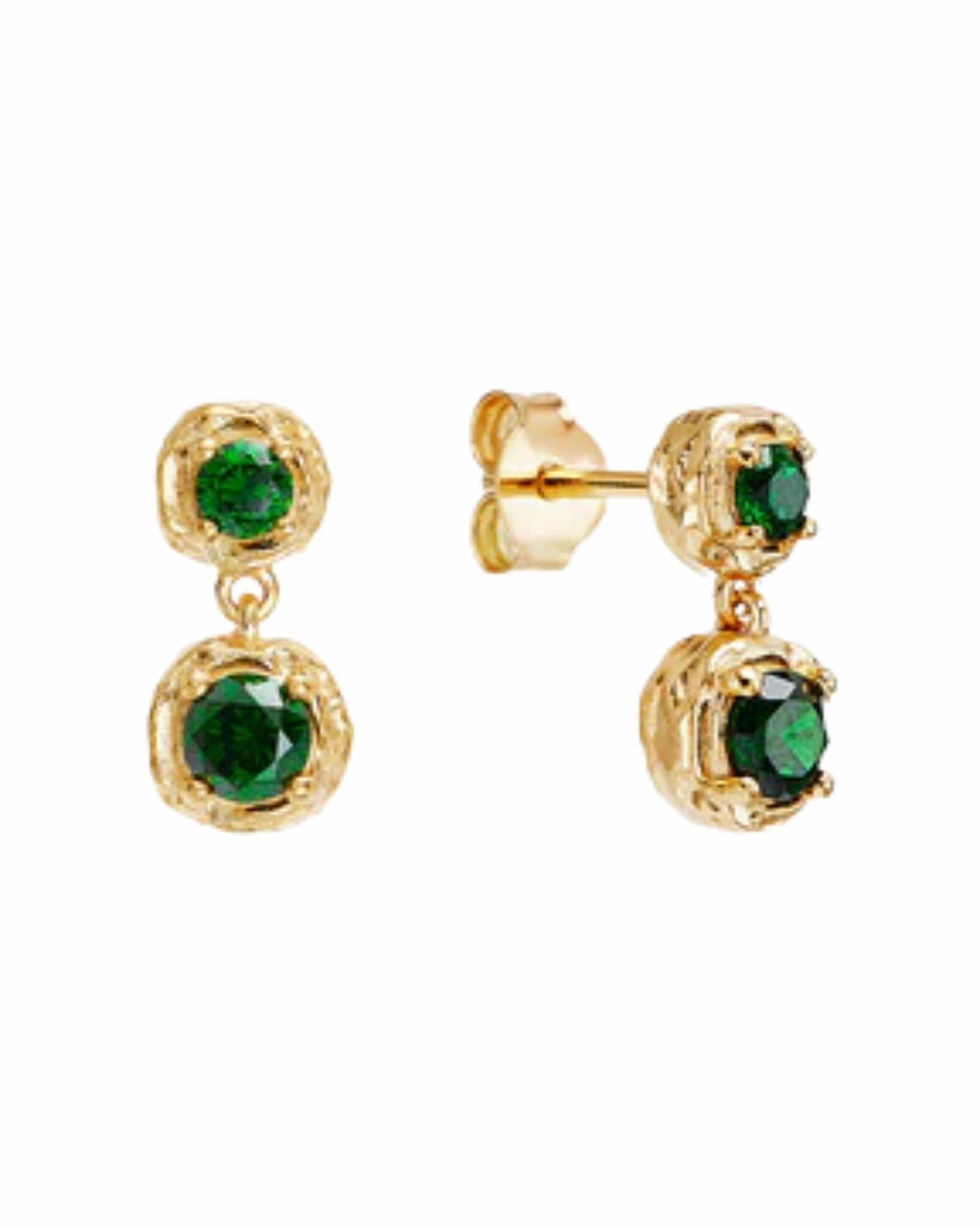 By Charlotte 18k Gold Vermeil Depth of You Drop Earrings