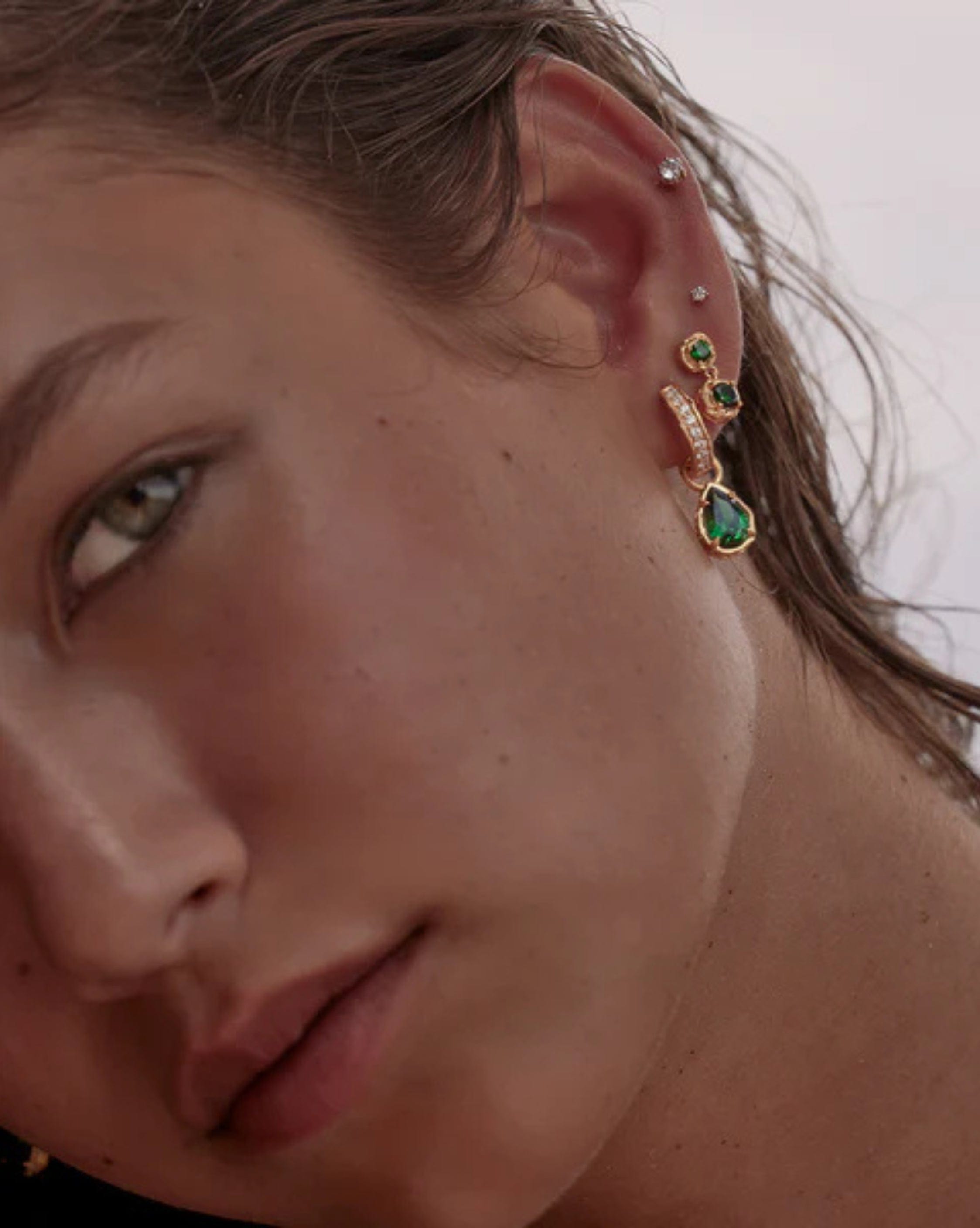 By Charlotte 18k Gold Vermeil Depth of You Drop Earrings