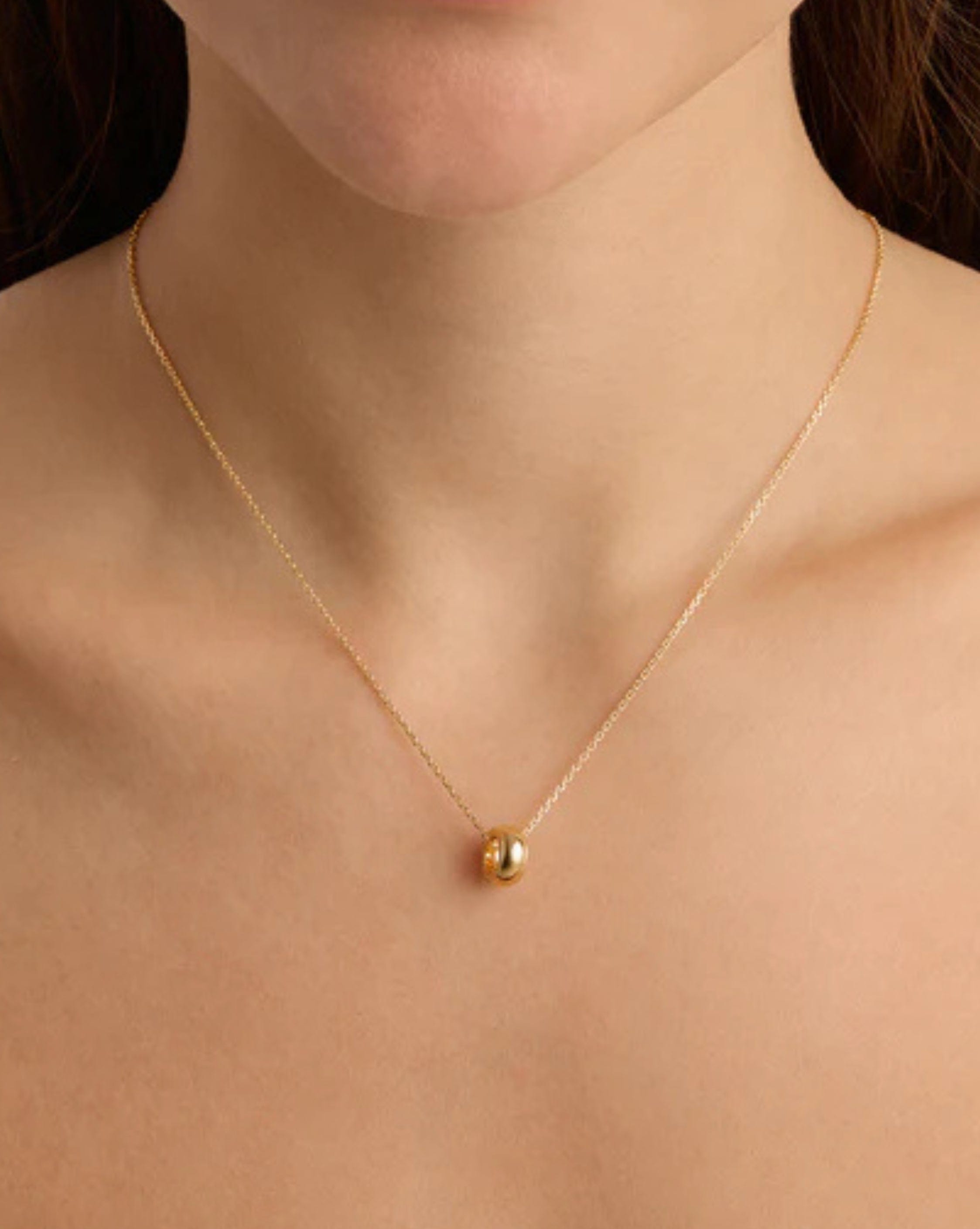By Charlotte 18k Gold Vermeil Find Stillness Petal Charm