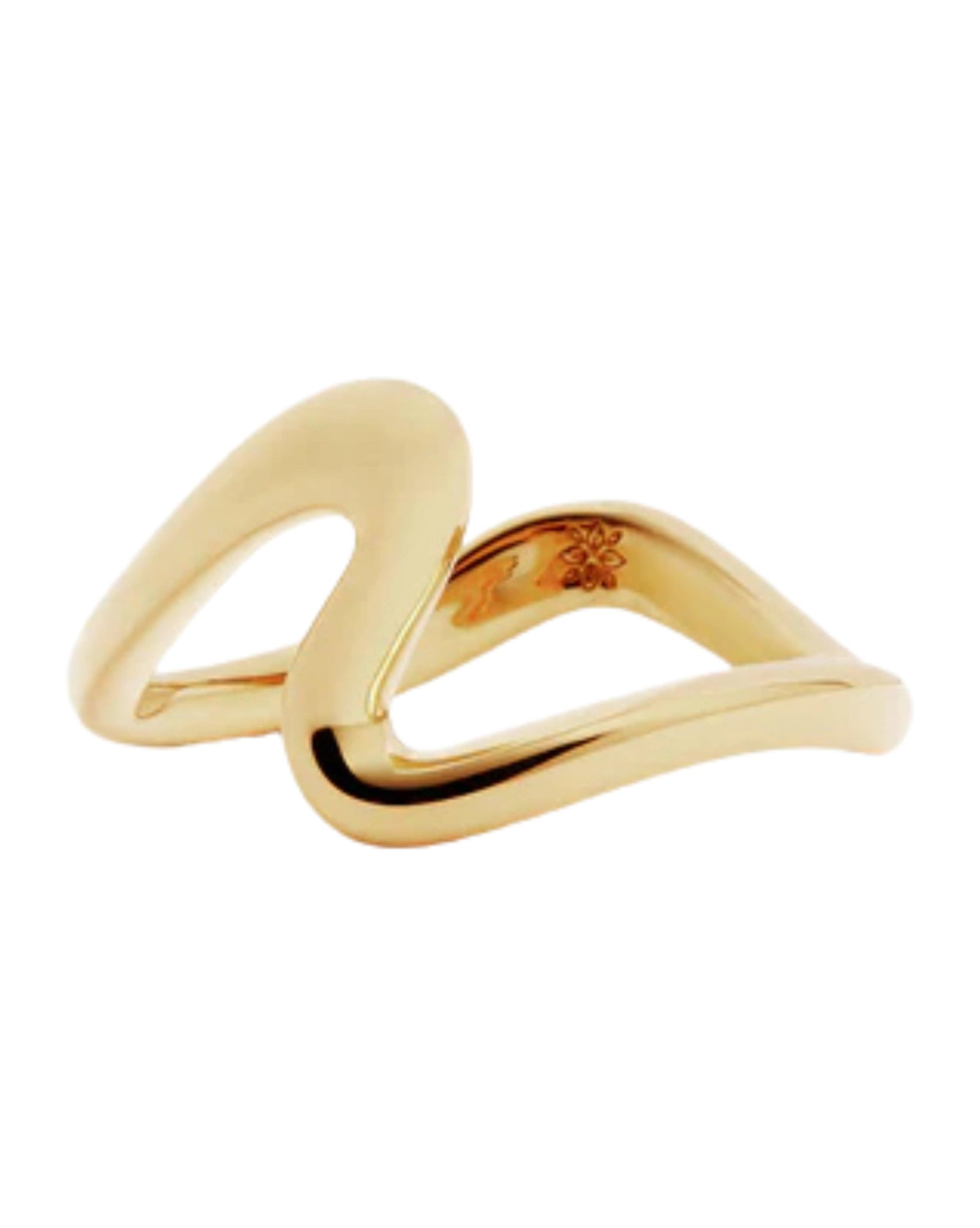 By Charlotte 18k Gold Vermeil Flow of Life Ring