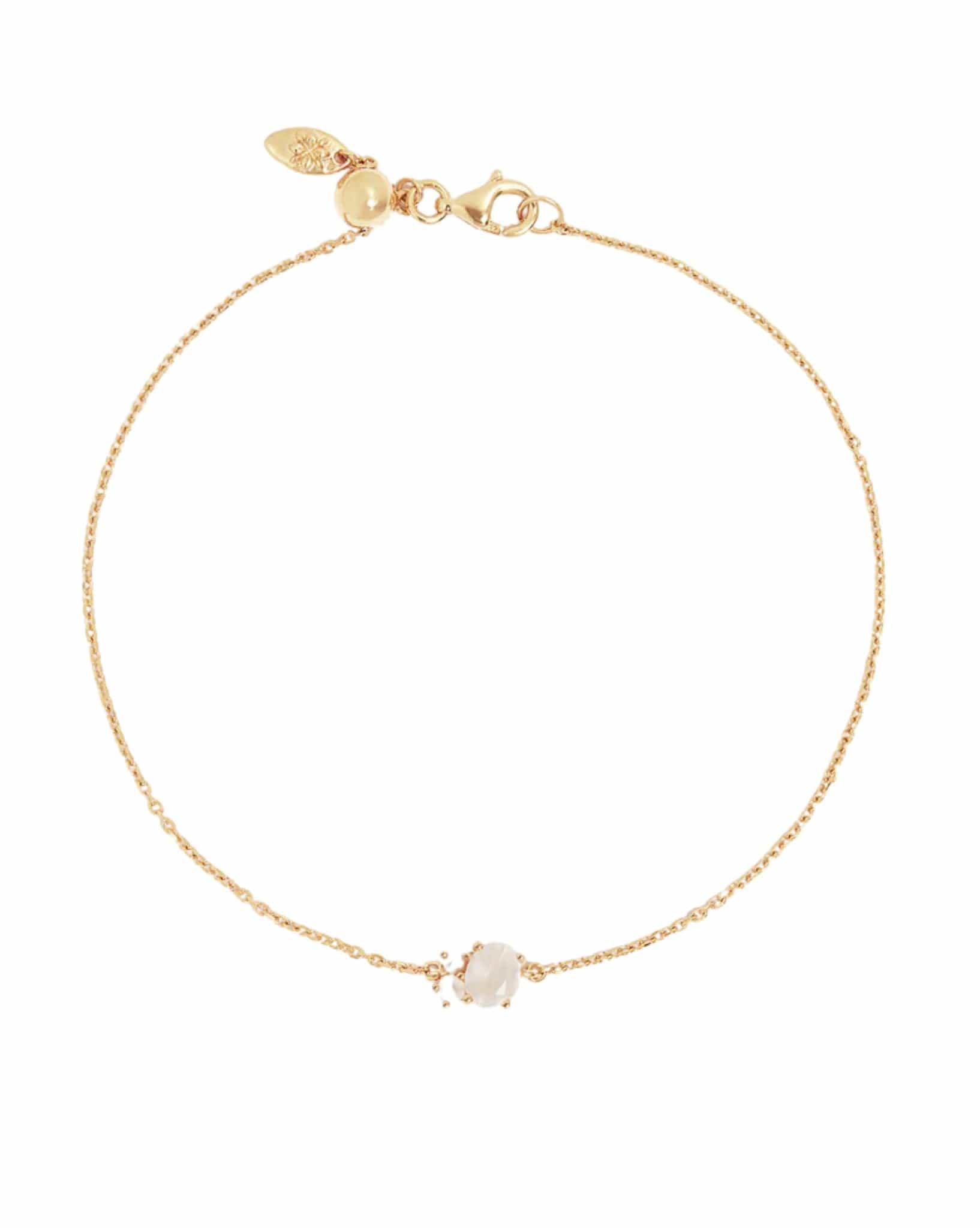 By Charlotte 18K Gold Vermeil Kindred Bracelet - June
