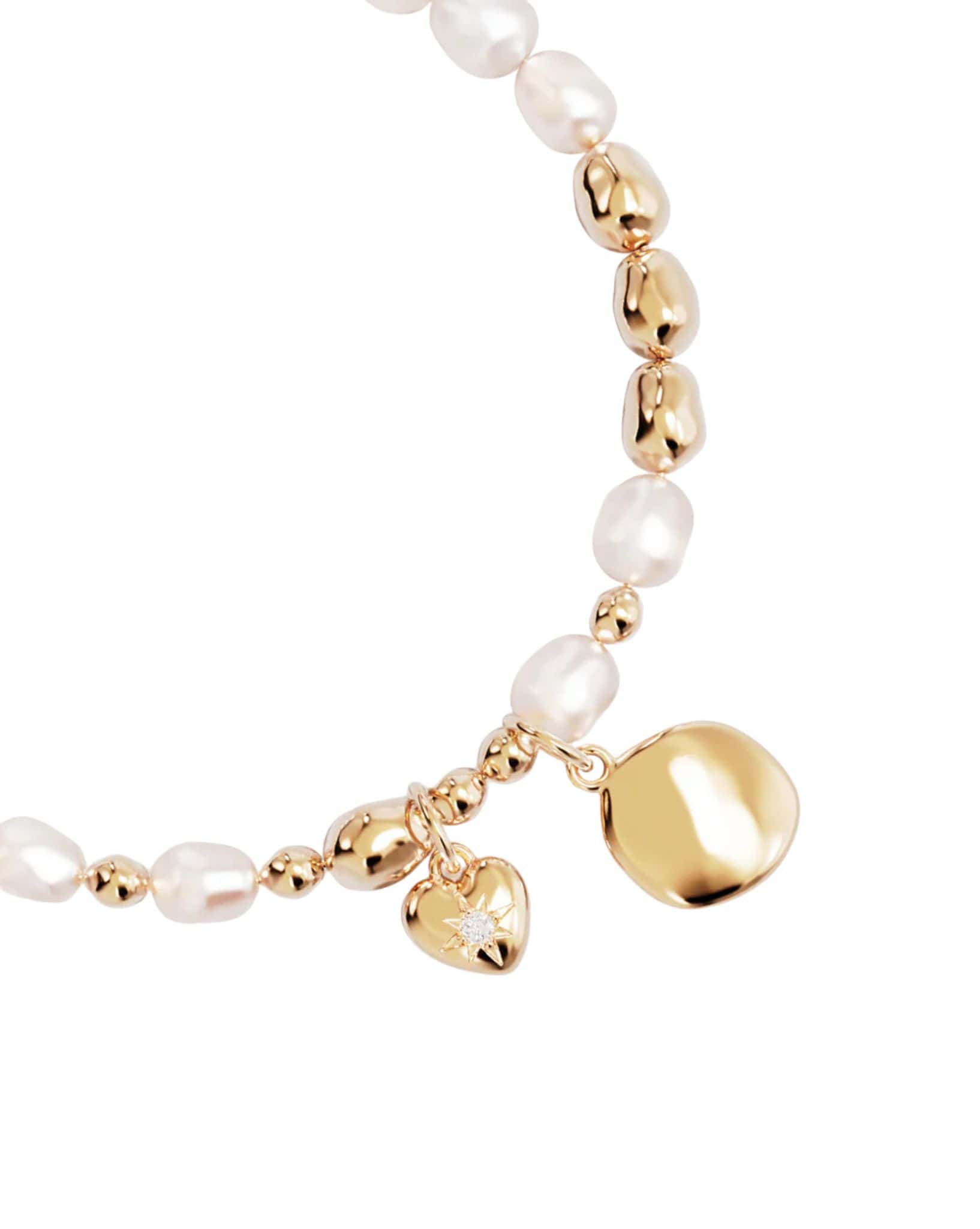 By Charlotte 18k Gold Vermeil - Love Unbound Pearl Bracelet