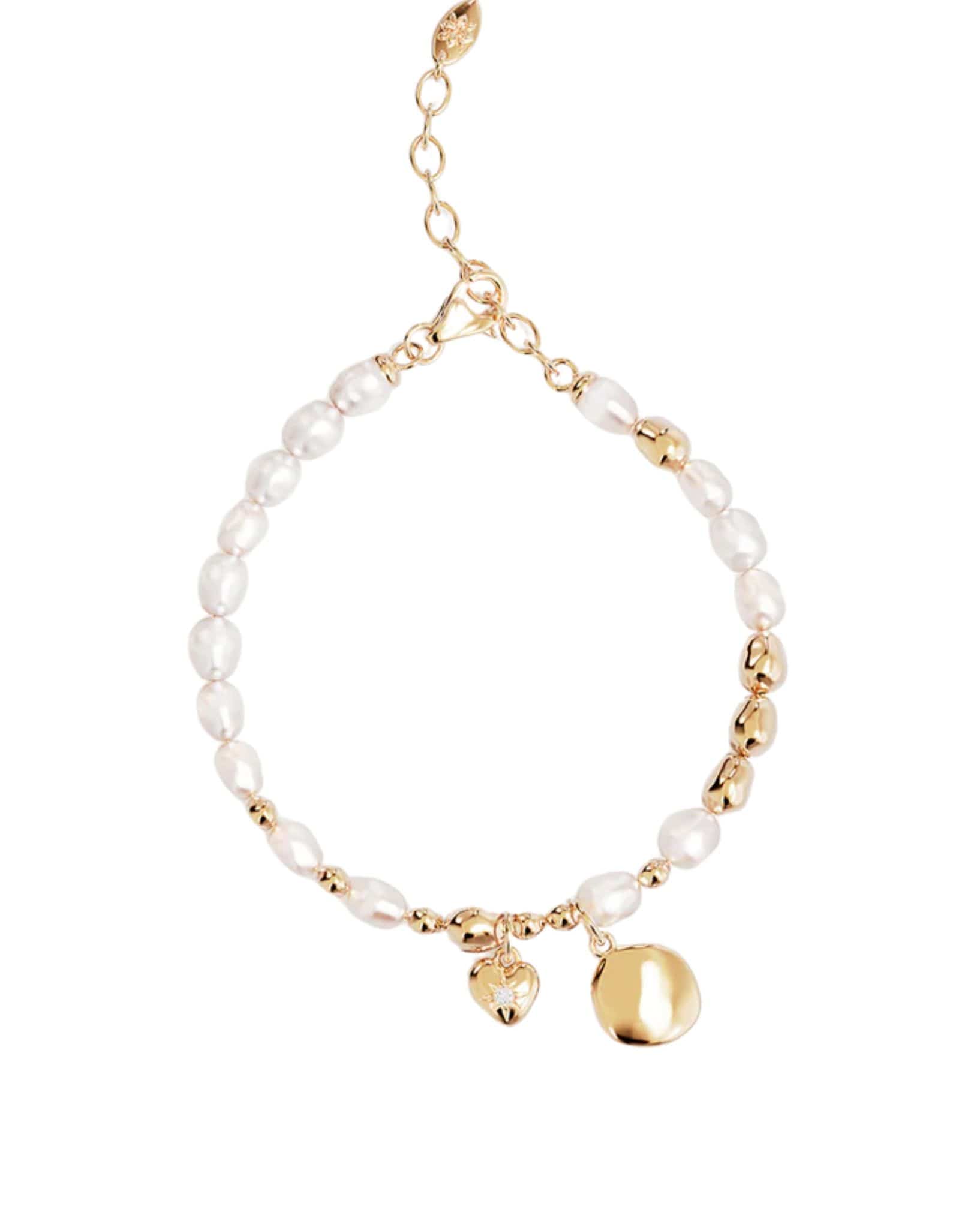 By Charlotte 18k Gold Vermeil - Love Unbound Pearl Bracelet