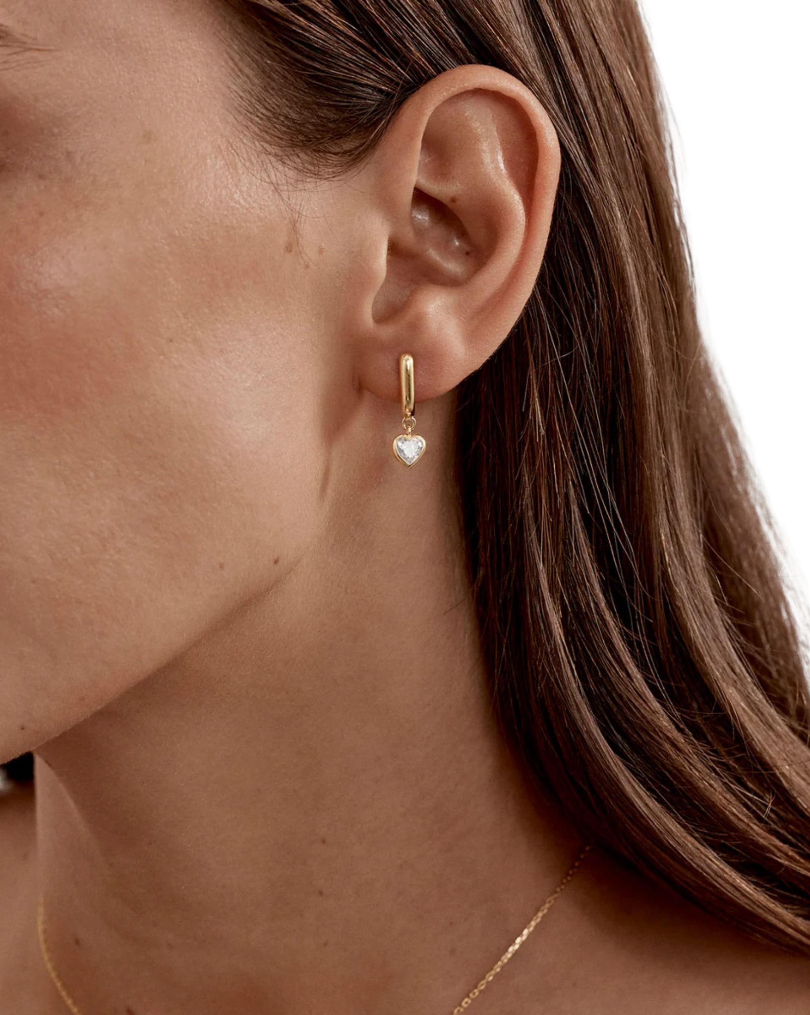 By Charlotte 18k Gold Vermeil - Love You More Hoops