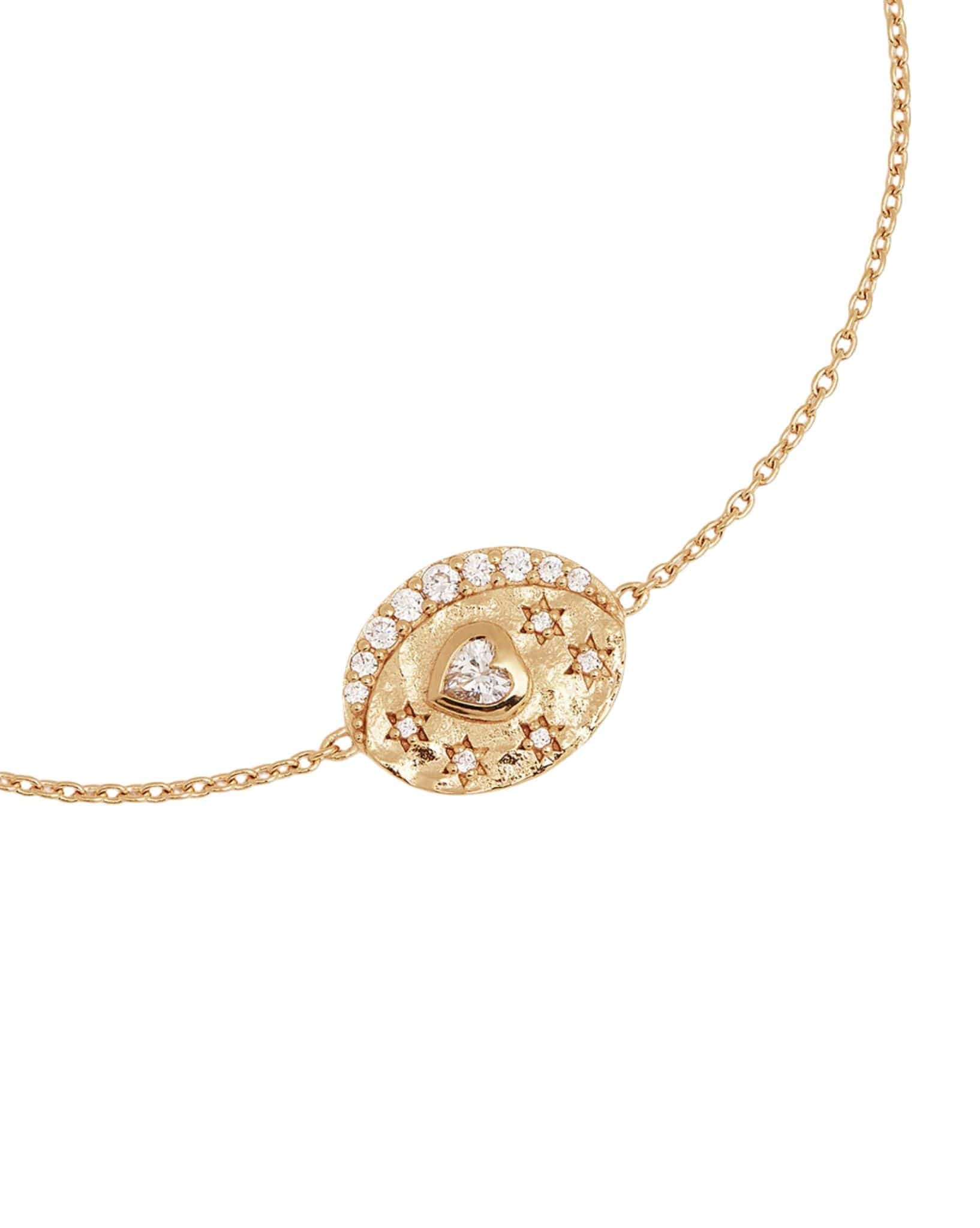 By Charlotte 18k Gold Vermeil Love You To The Moon And Back - Bracelet