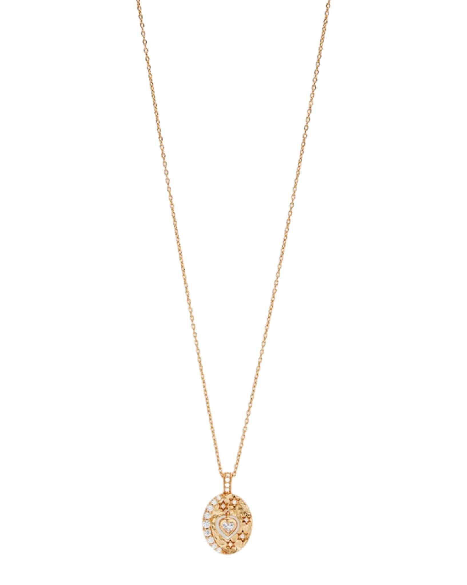 By Charlotte 18k Gold Vermeil-Love You to the Moon and Back Necklace