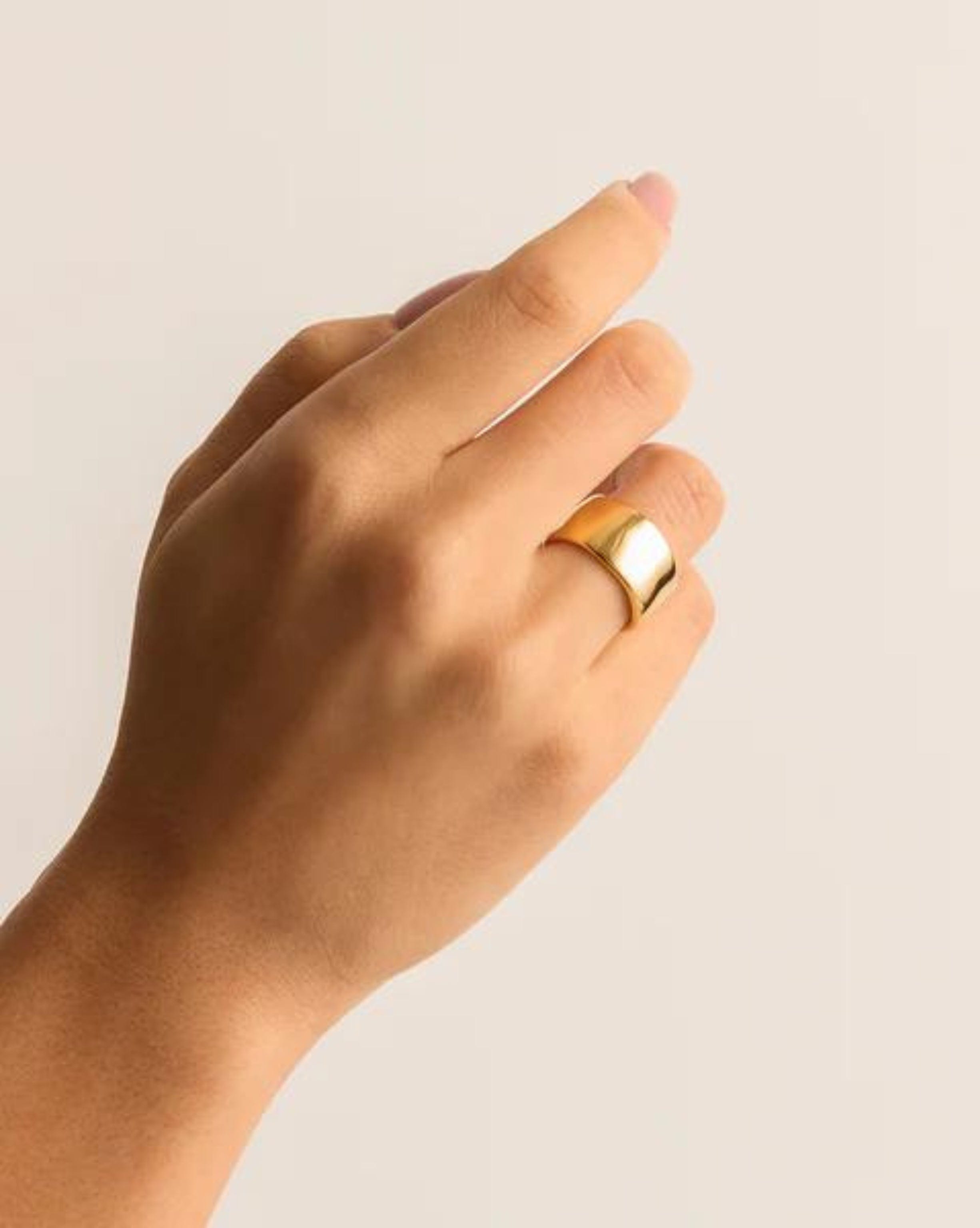 By Charlotte 18k Gold Vermeil Muse Ring