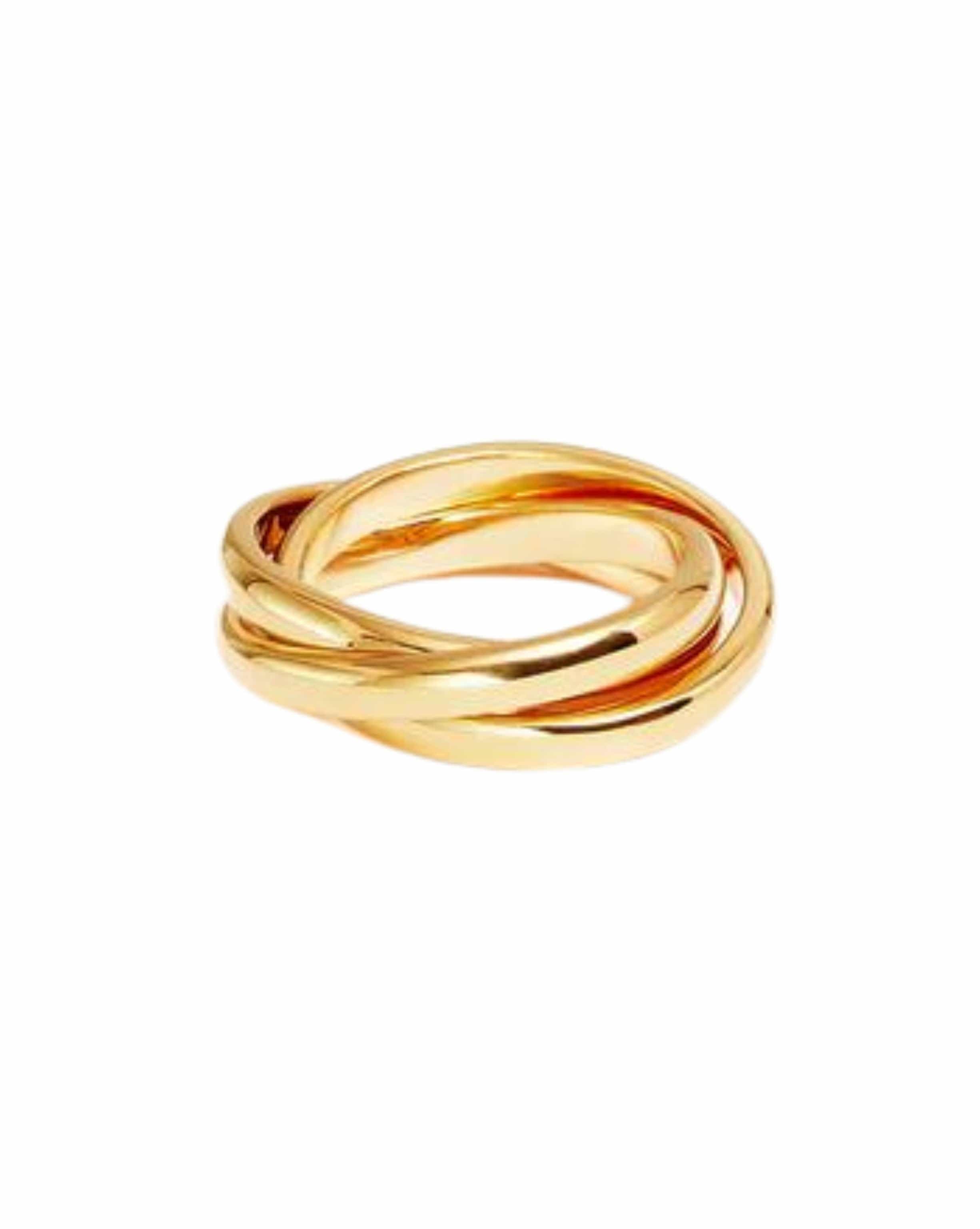 By Charlotte 18k Gold Vermeil Now and Forever Ring