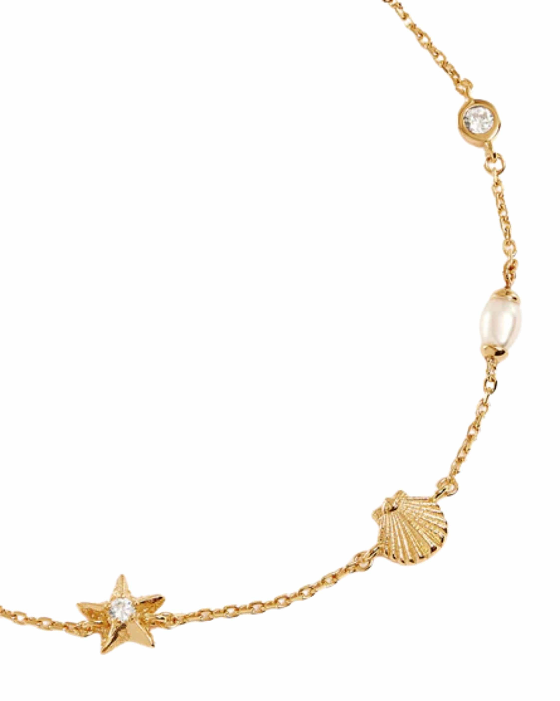 By Charlotte 18k Gold Vermeil Ocean Dreaming Bracelet