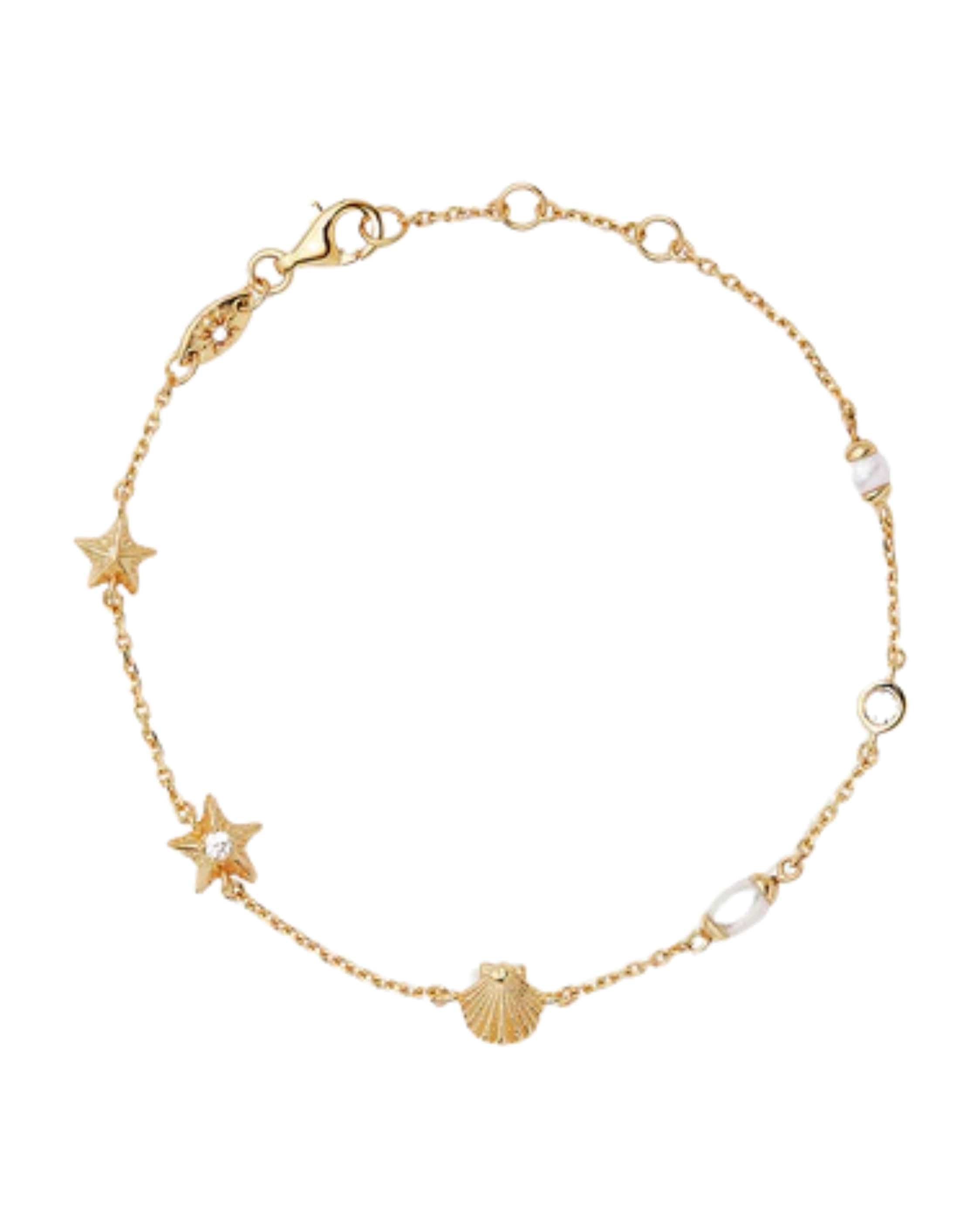 By Charlotte 18k Gold Vermeil Ocean Dreaming Bracelet