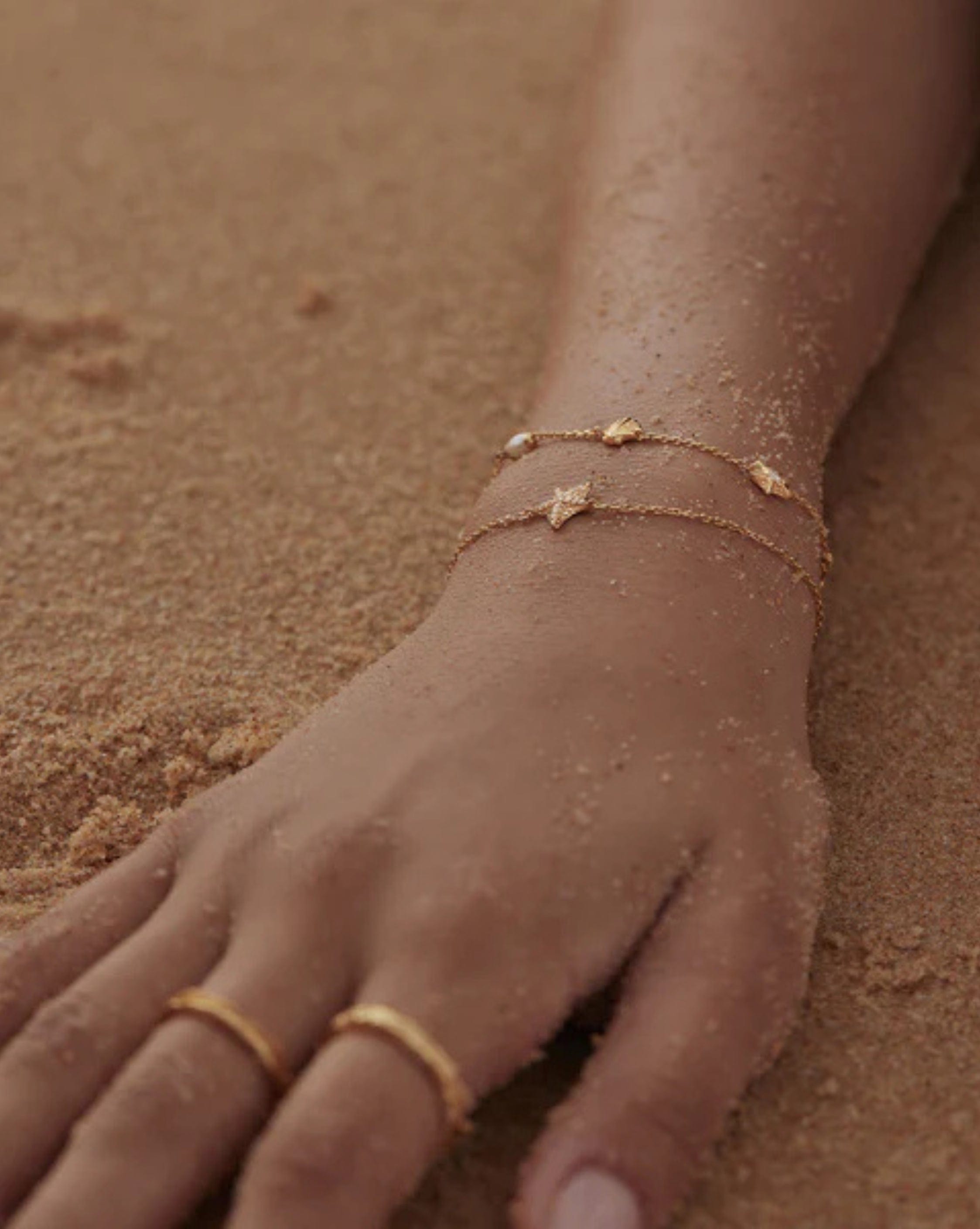 By Charlotte 18k Gold Vermeil Ocean Dreaming Bracelet
