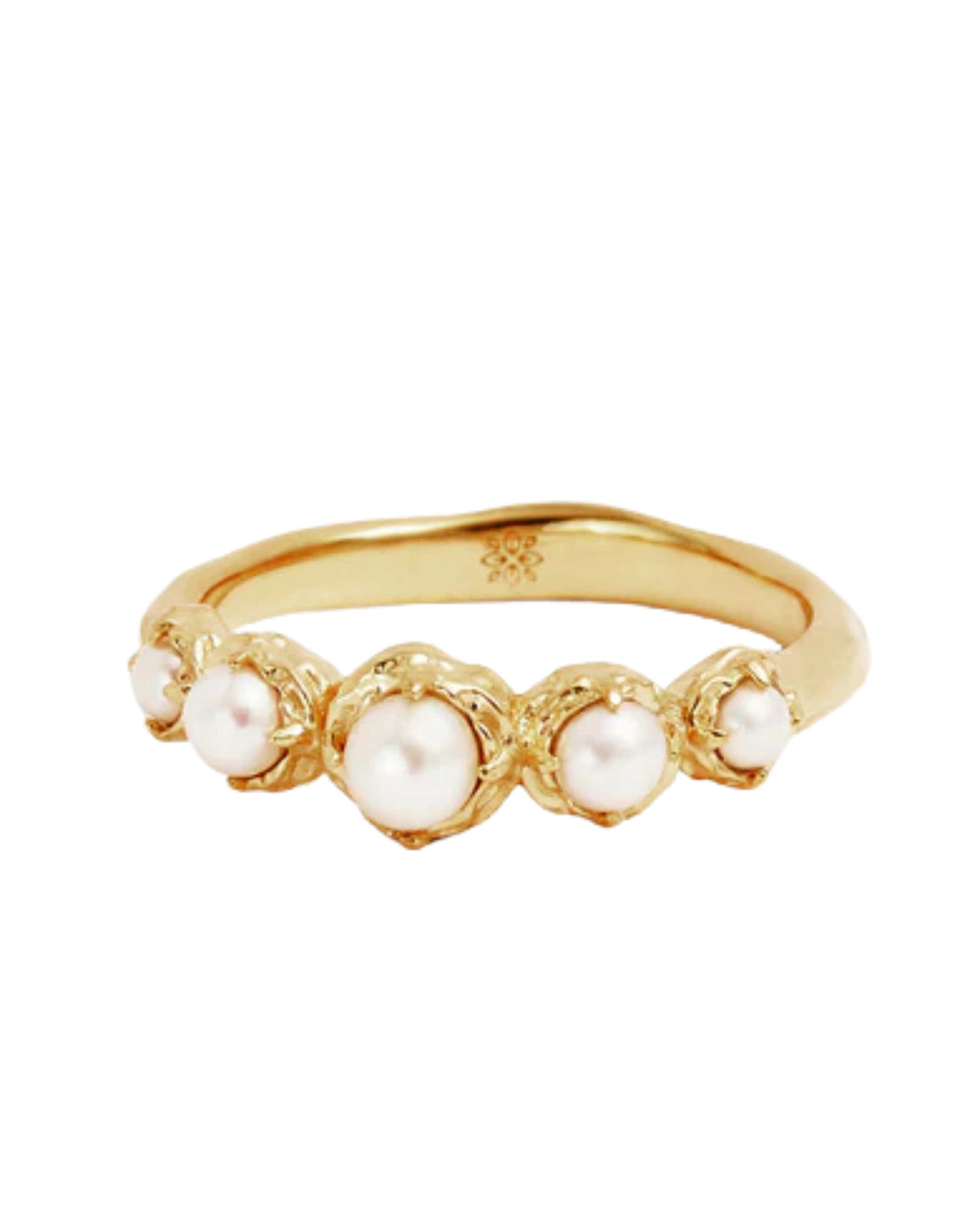 By Charlotte 18k Gold Vermeil Peace Within Ring