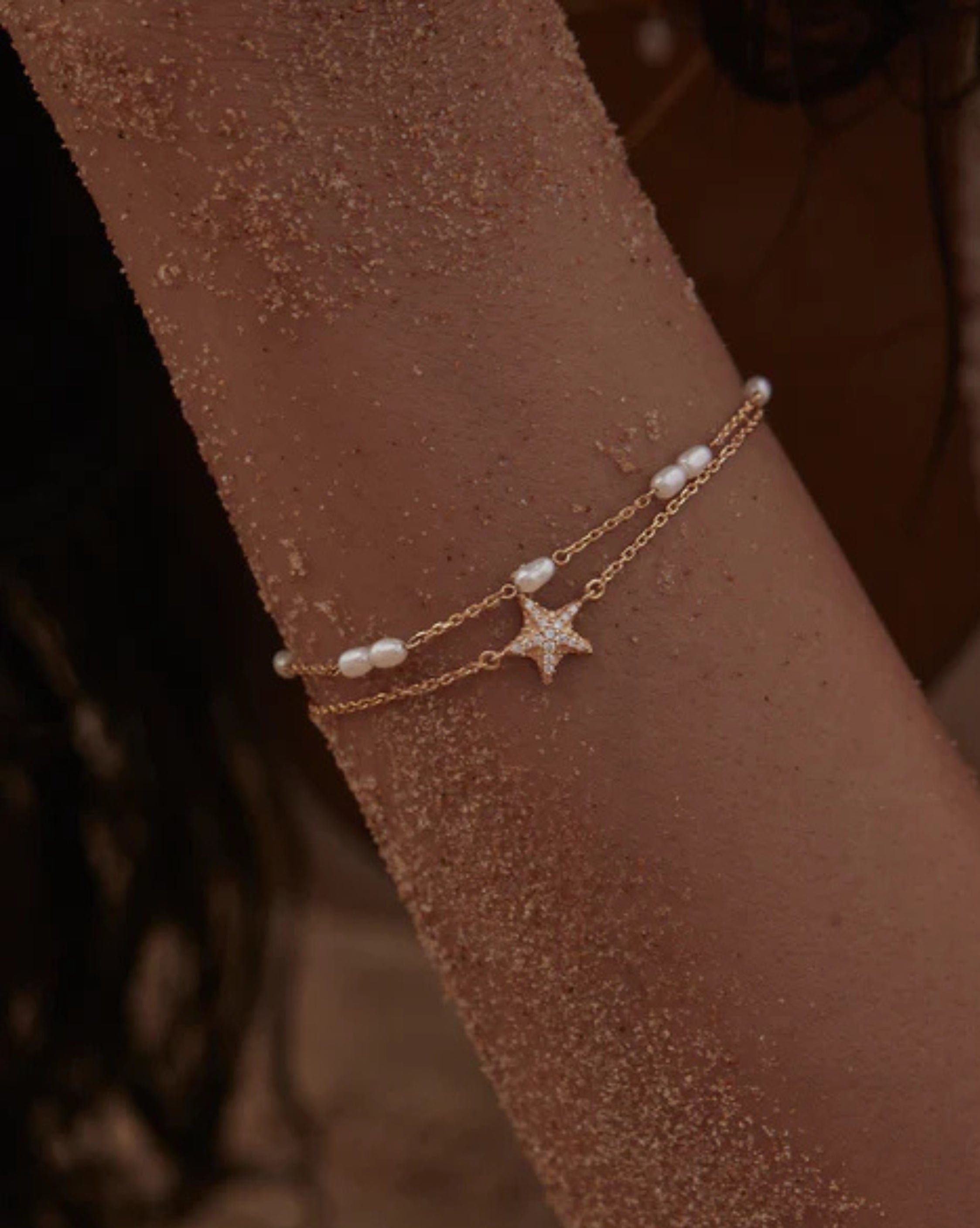 By Charlotte 18k Gold Vermeil Serene Dreams Pearl Bracelet