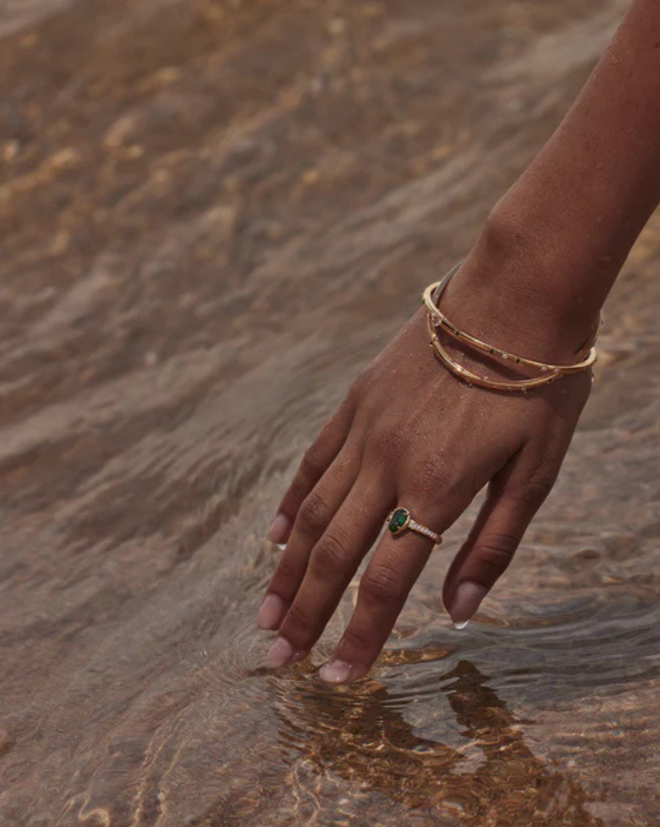 By Charlotte 18k Gold Vermeil Soul Searching Ring