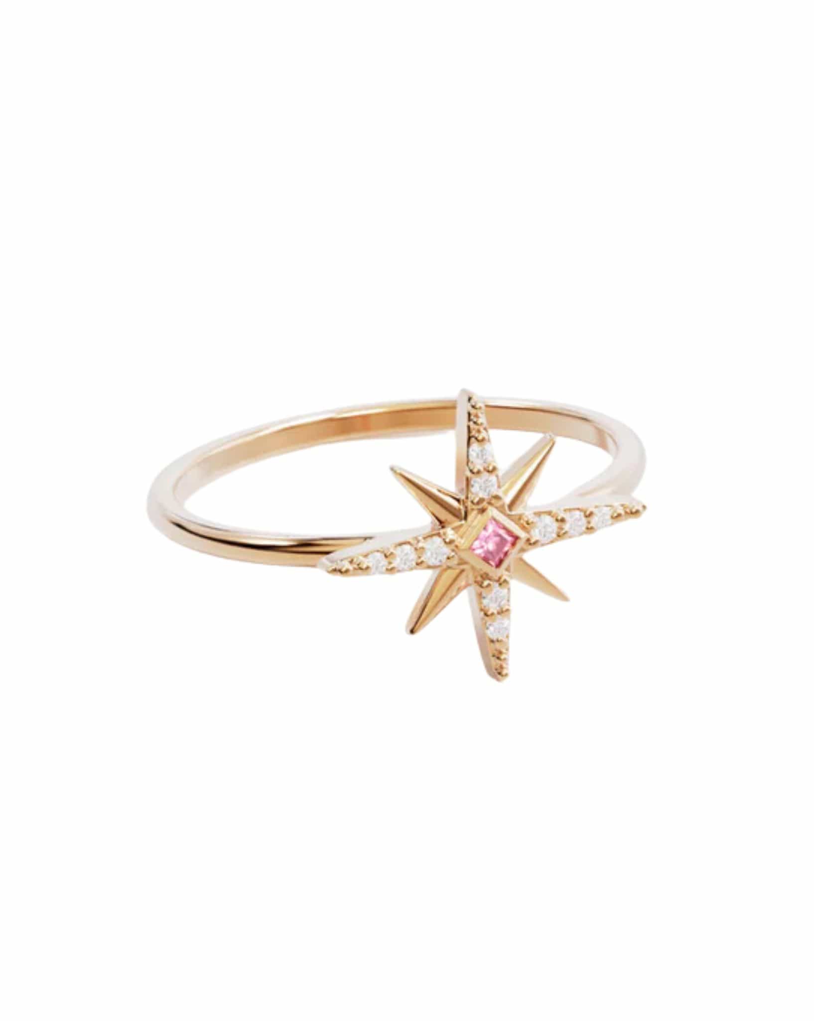 By Charlotte 18k Gold Vermeil - Starry Night Ring