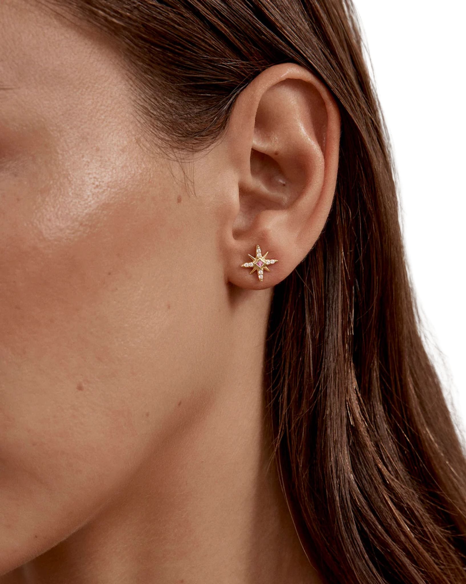 By Charlotte 18k Gold Vermeil - Starry Night Stud Earrings