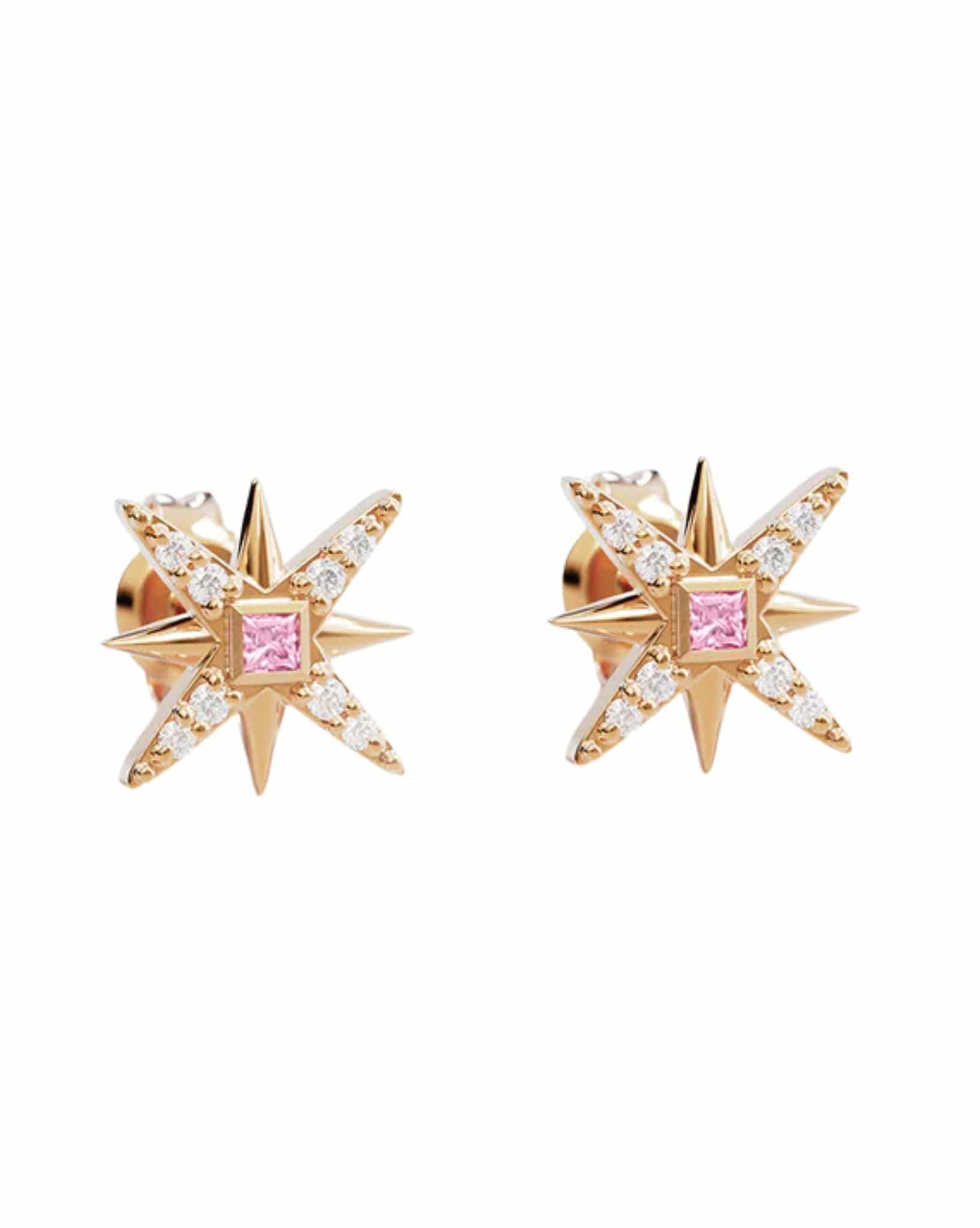 By Charlotte 18k Gold Vermeil - Starry Night Stud Earrings