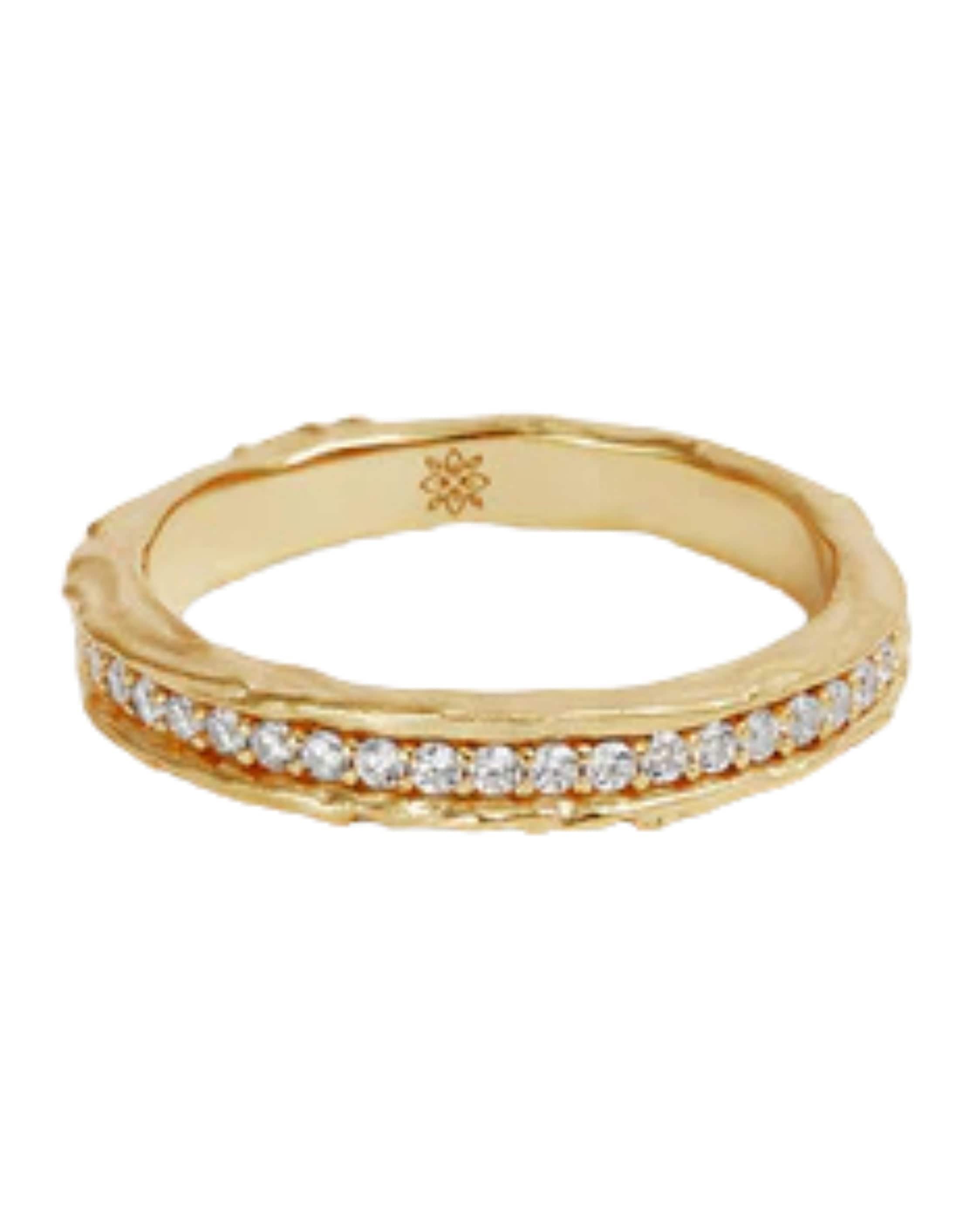 By Charlotte 18k Gold Vermeil Sunkissed Horizon Ring