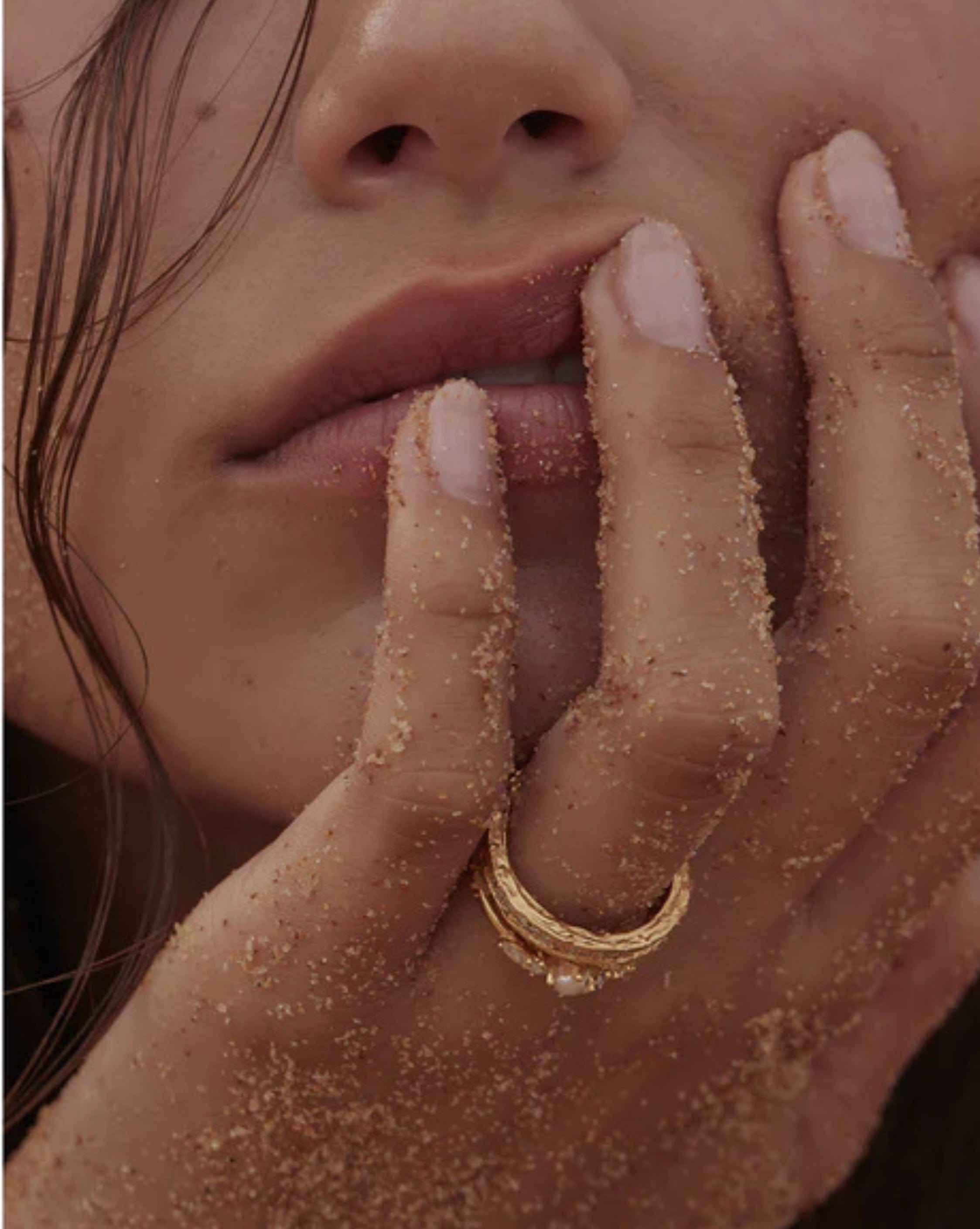 By Charlotte 18k Gold Vermeil Sunkissed Horizon Ring