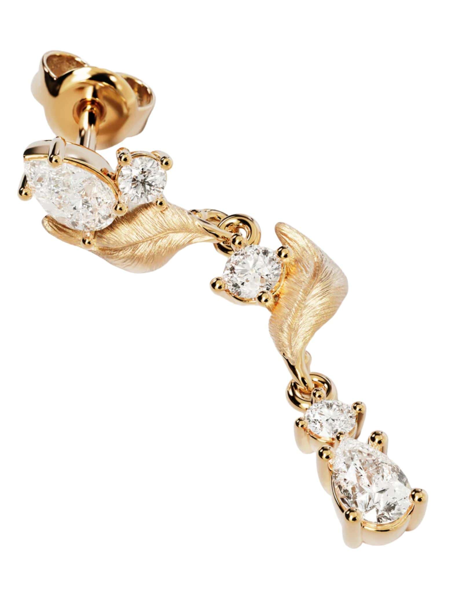 By Charlotte 18k Gold Vermeil Through the Seasons Drop Earrings