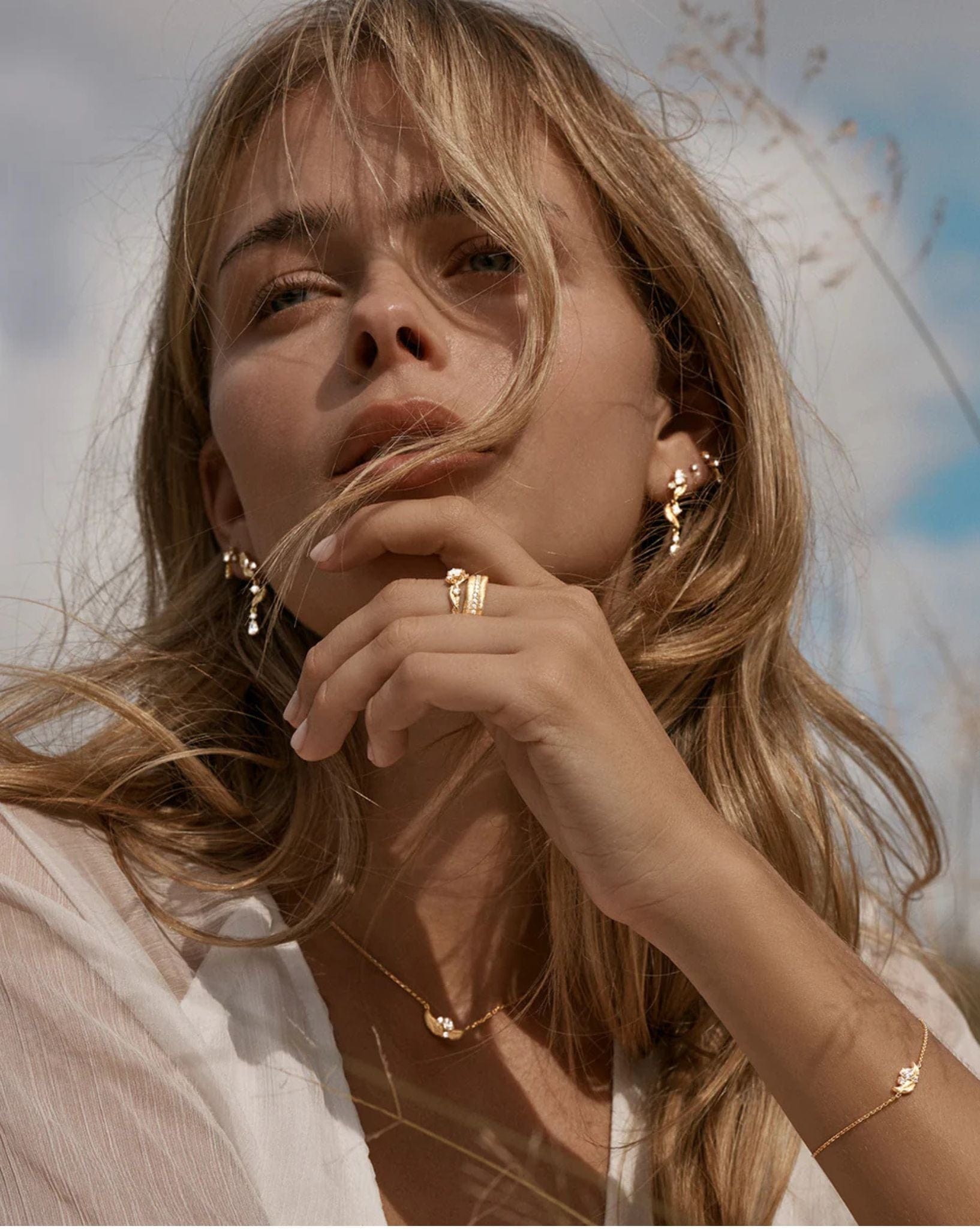 By Charlotte 18k Gold Vermeil Through the Seasons Necklace