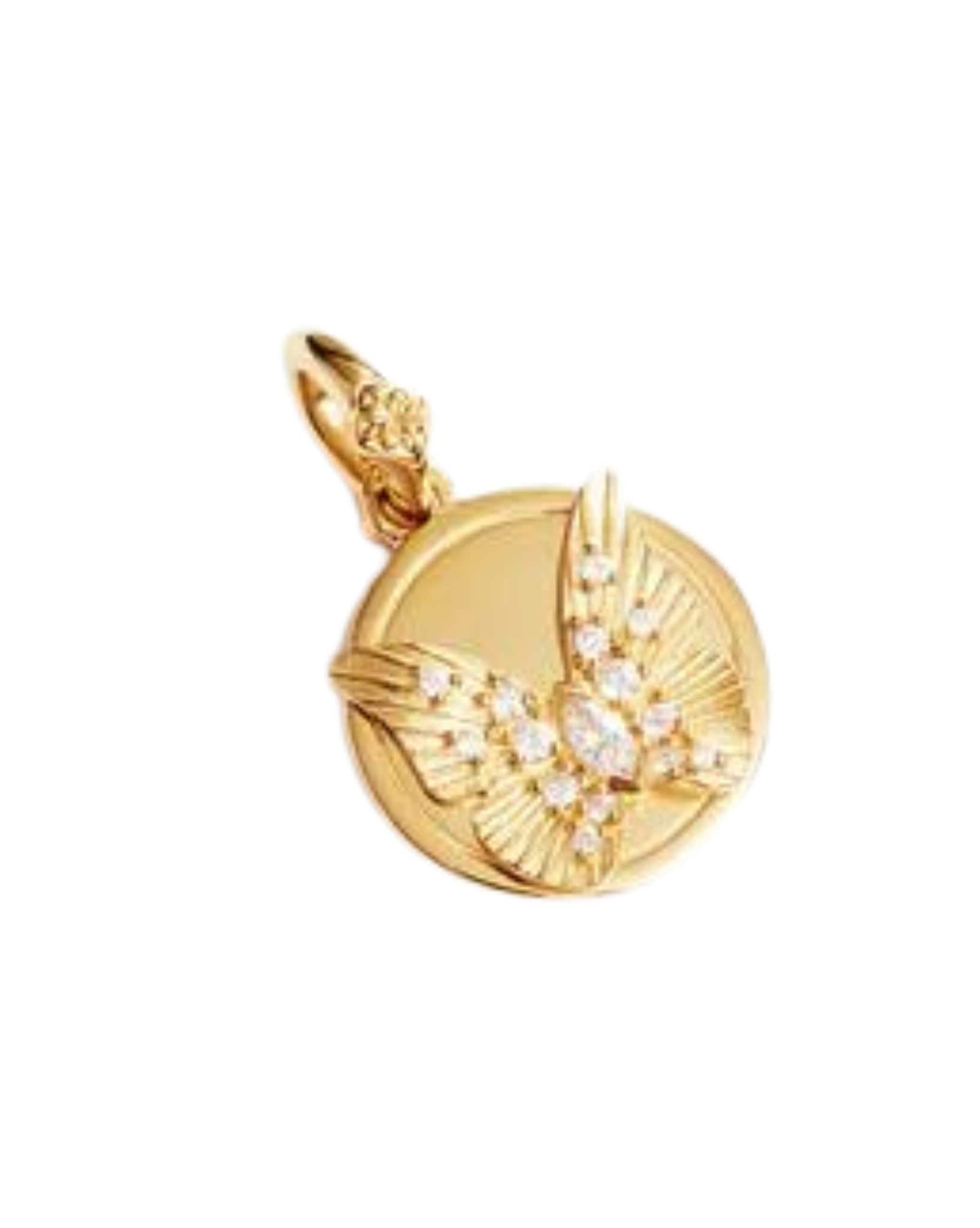 By Charlotte 18k Gold Vermeil Wanderlust Annex Pendant