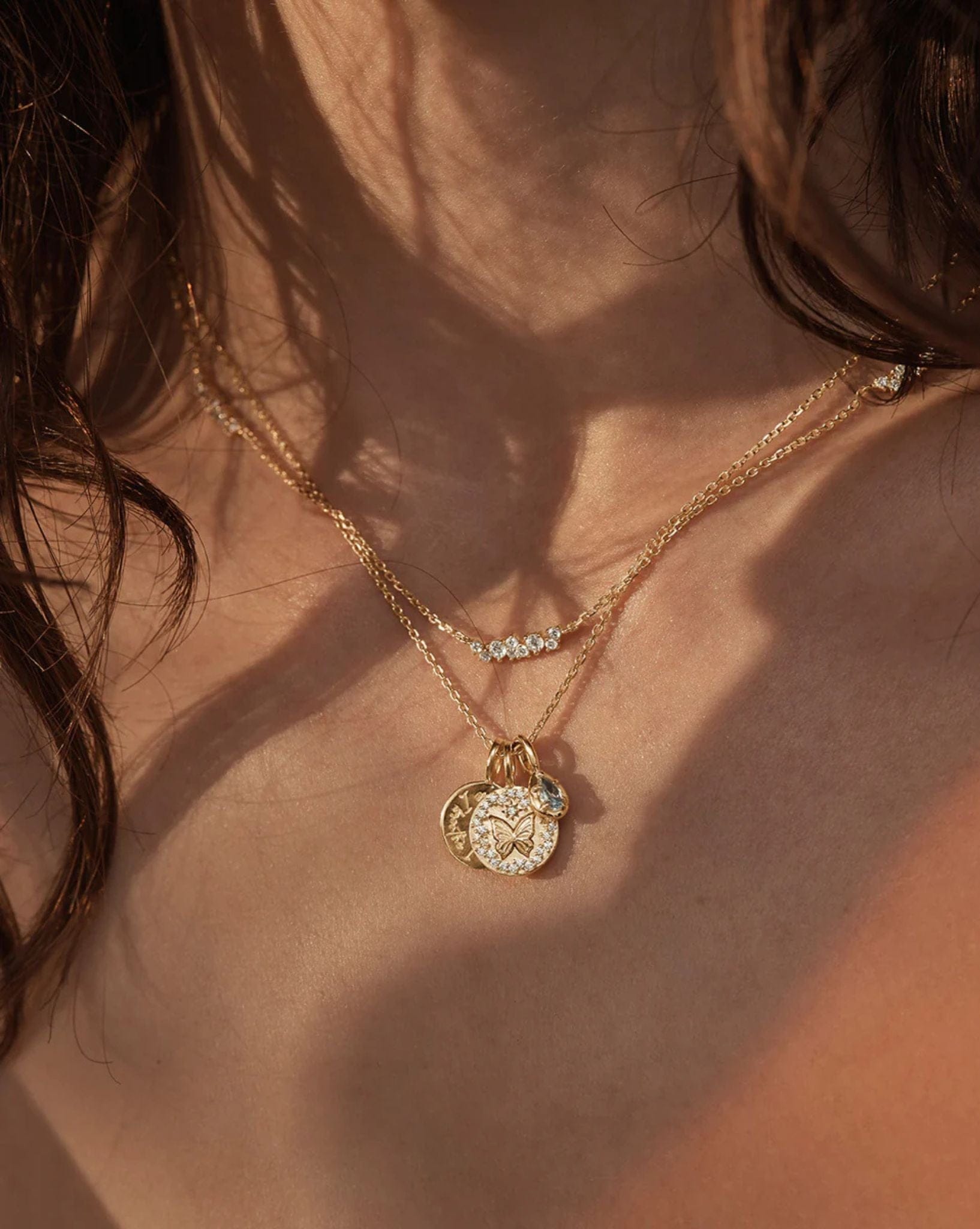 By Charlotte 18k Gold Vermeil - With Freedom I Become Necklace