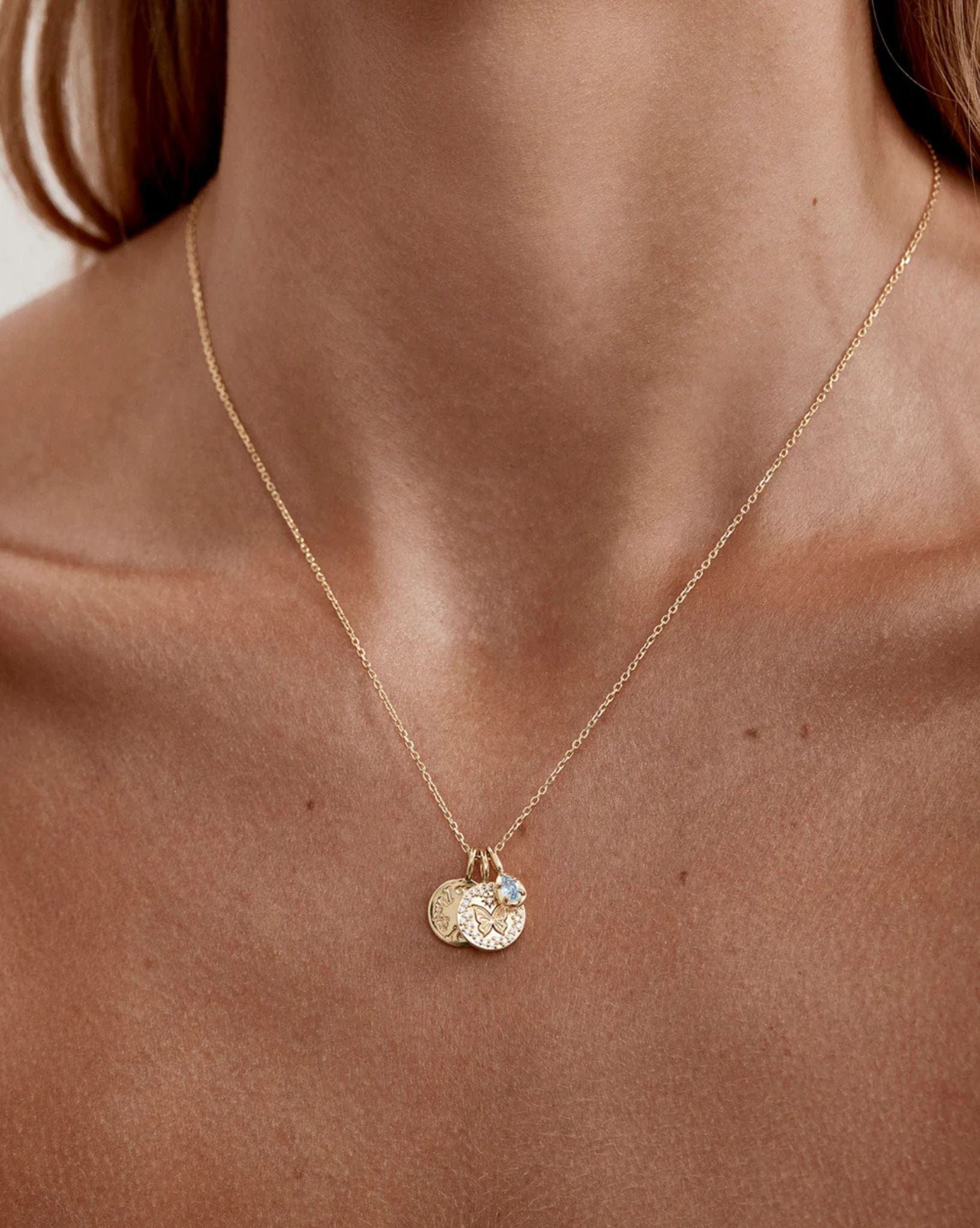 By Charlotte 18k Gold Vermeil - With Freedom I Become Necklace
