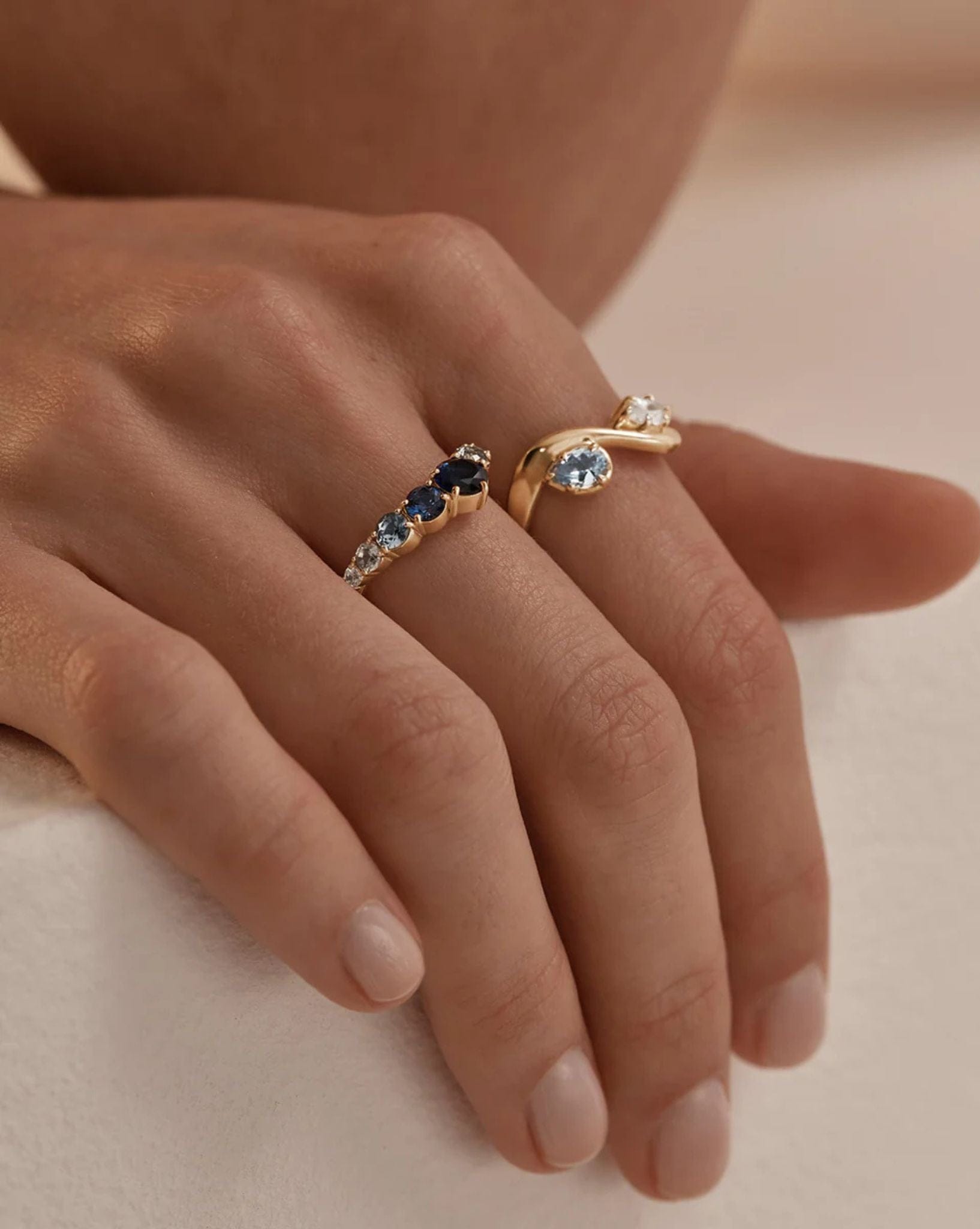 By Charlotte 18k Gold Vermeil - With Freedom I Become Ring