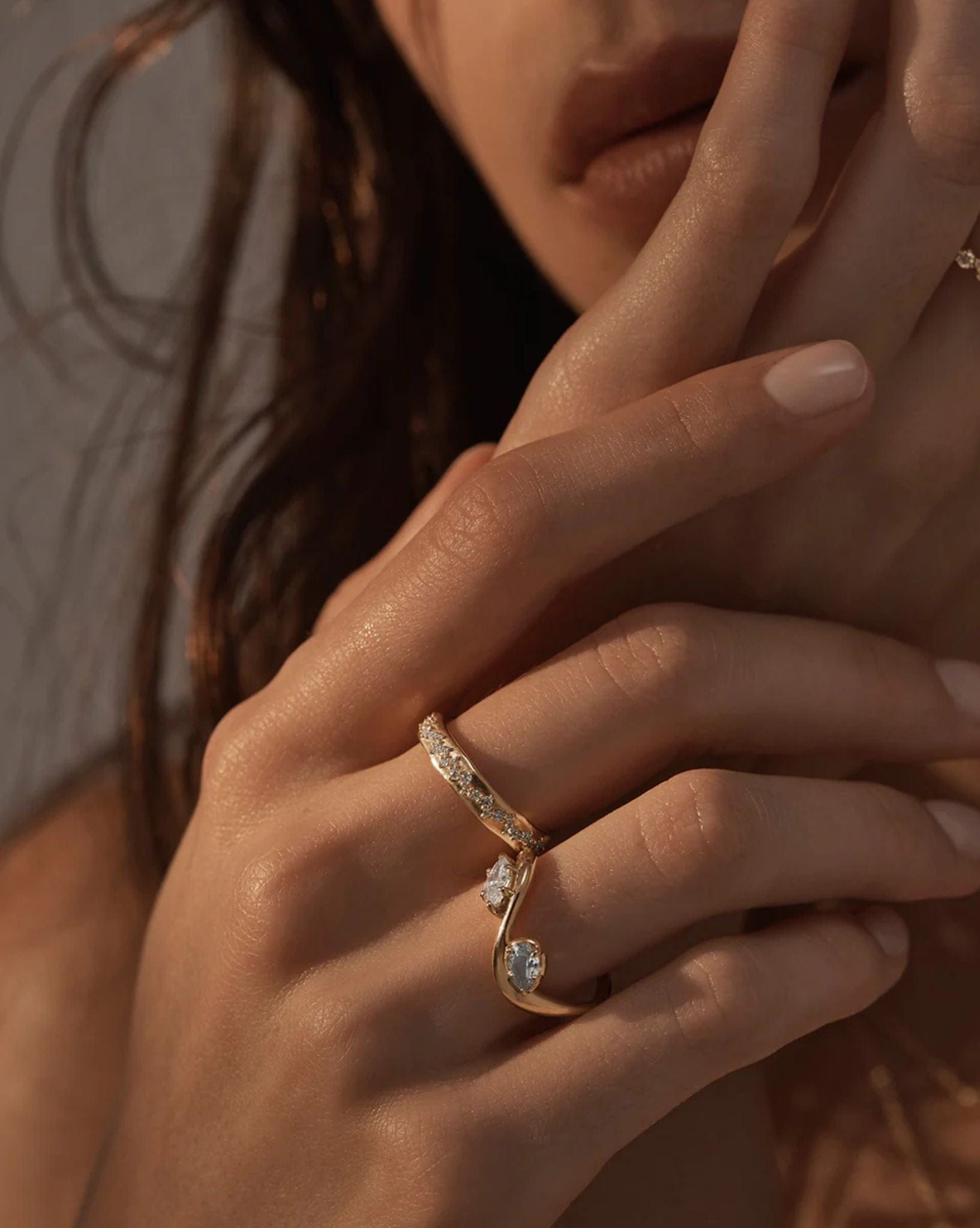 By Charlotte 18k Gold Vermeil - With Freedom I Become Ring