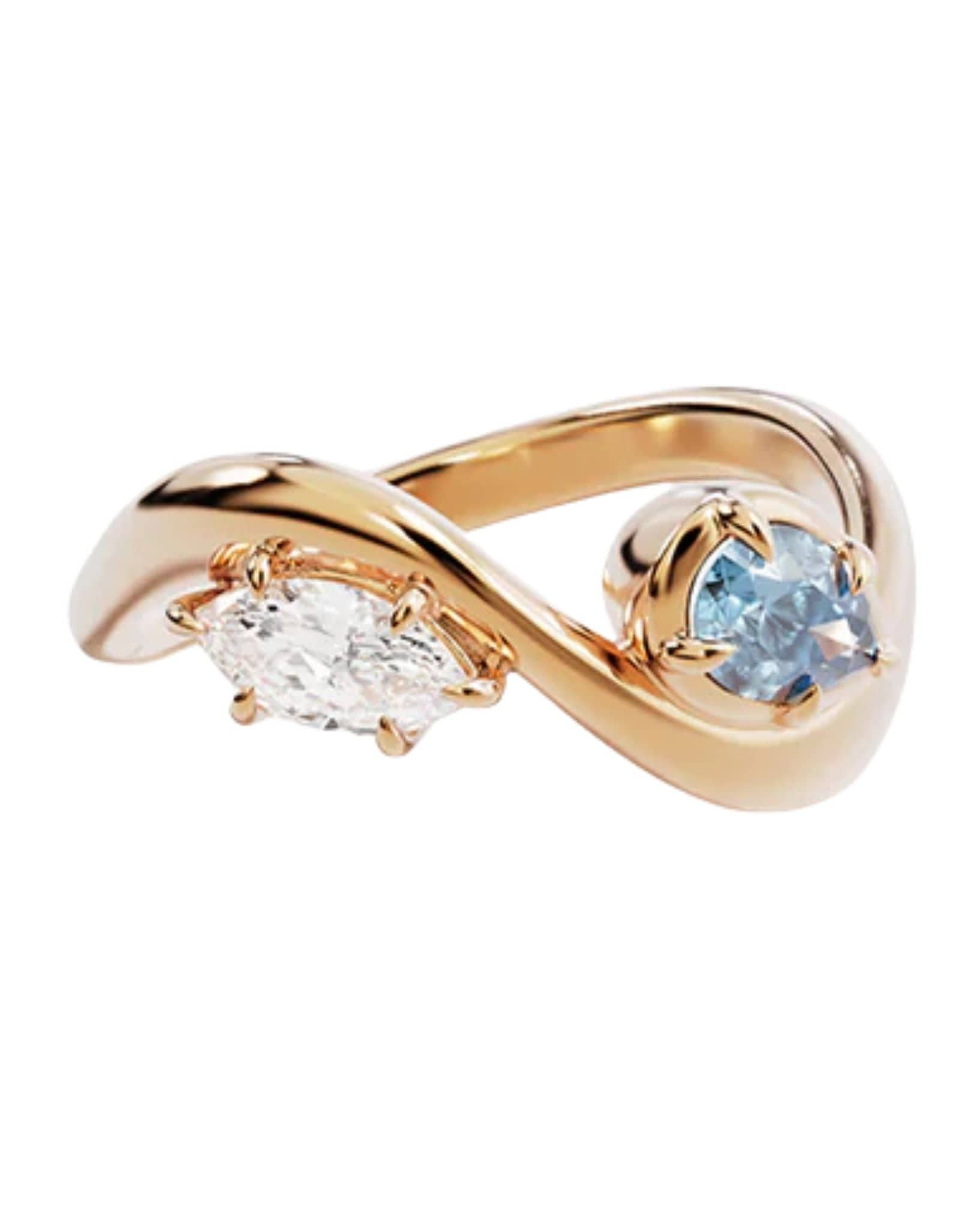 By Charlotte 18k Gold Vermeil - With Freedom I Become Ring