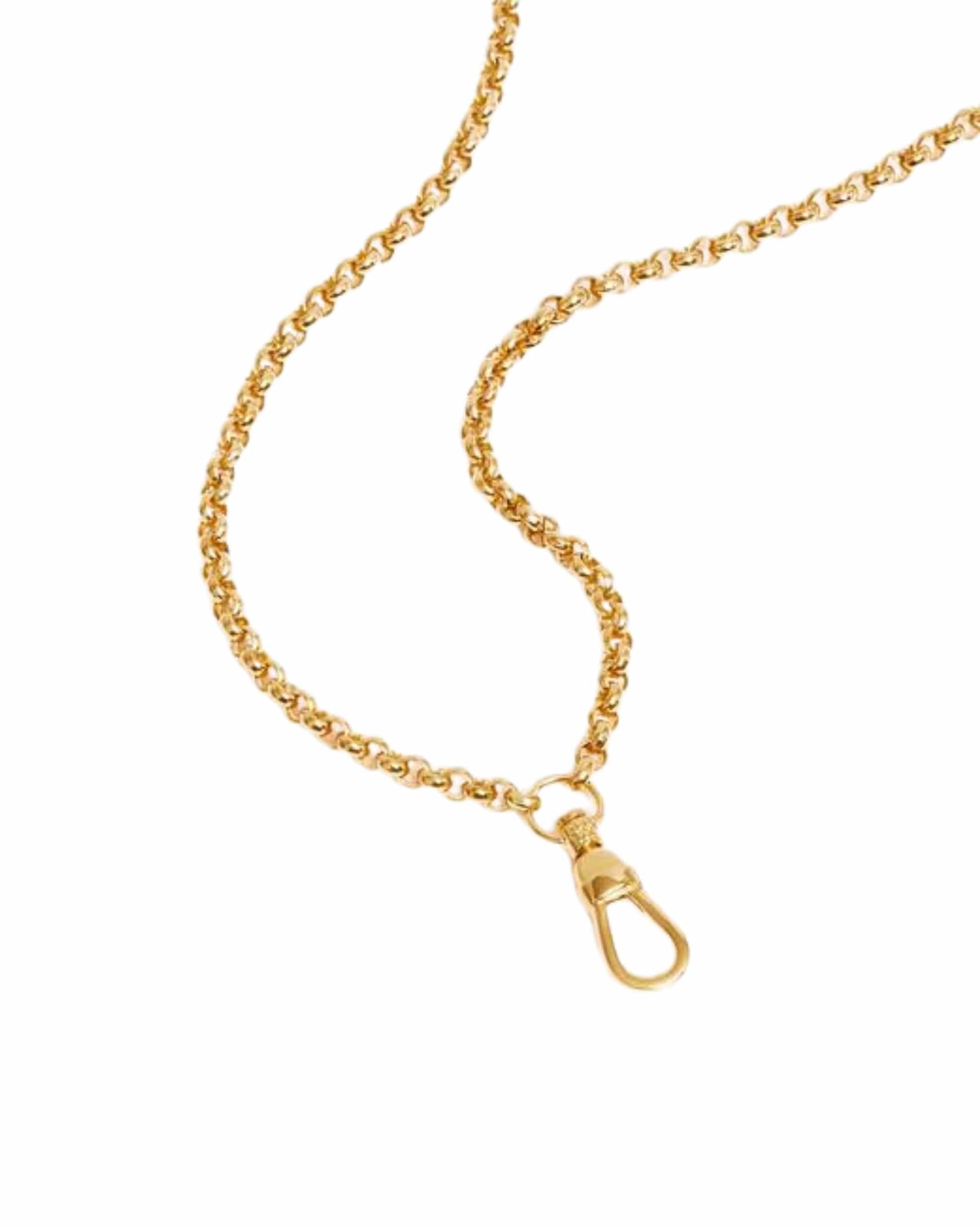 By Charlotte 18k Gold Vermeil Your Story Albert Clasp Necklace