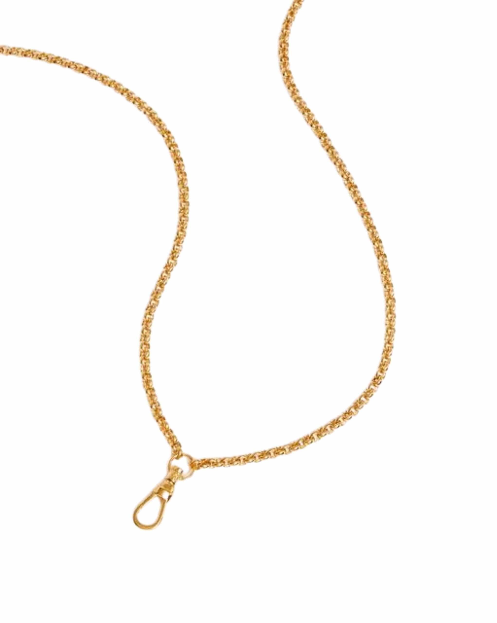 By Charlotte 18k Gold Vermeil Your Story Albert Clasp Necklace