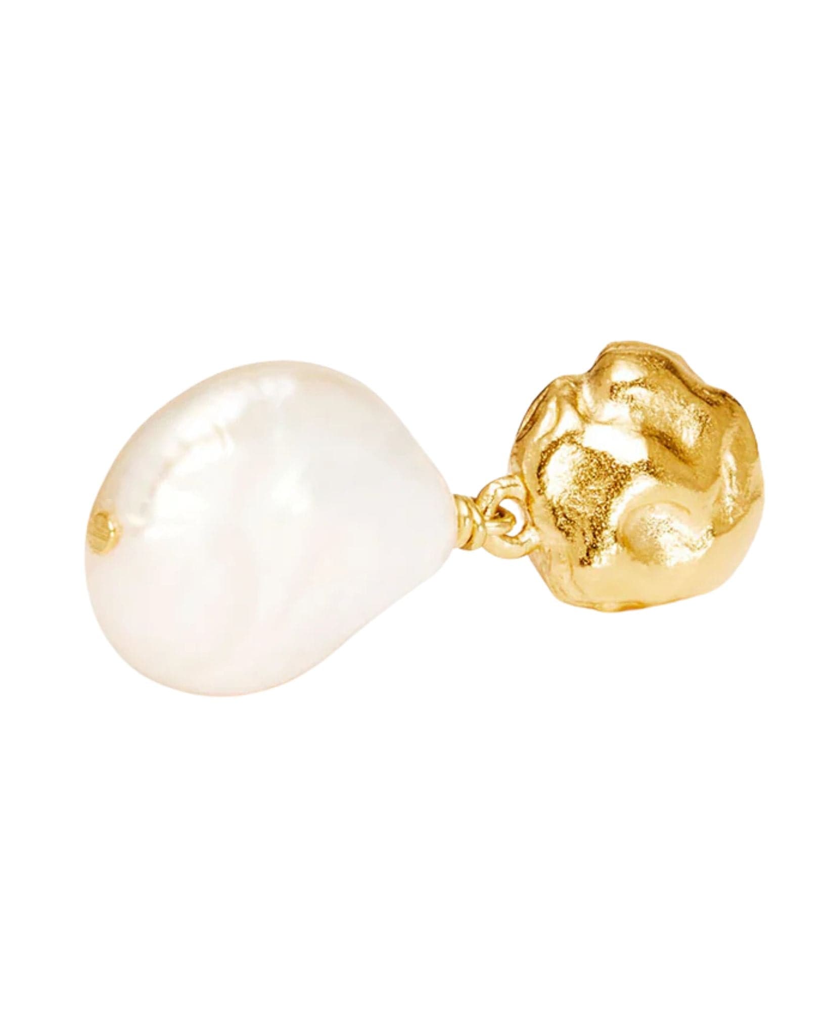 By Charlotte 18K Vermeil Endless Grace Pearl Drop Earrings
