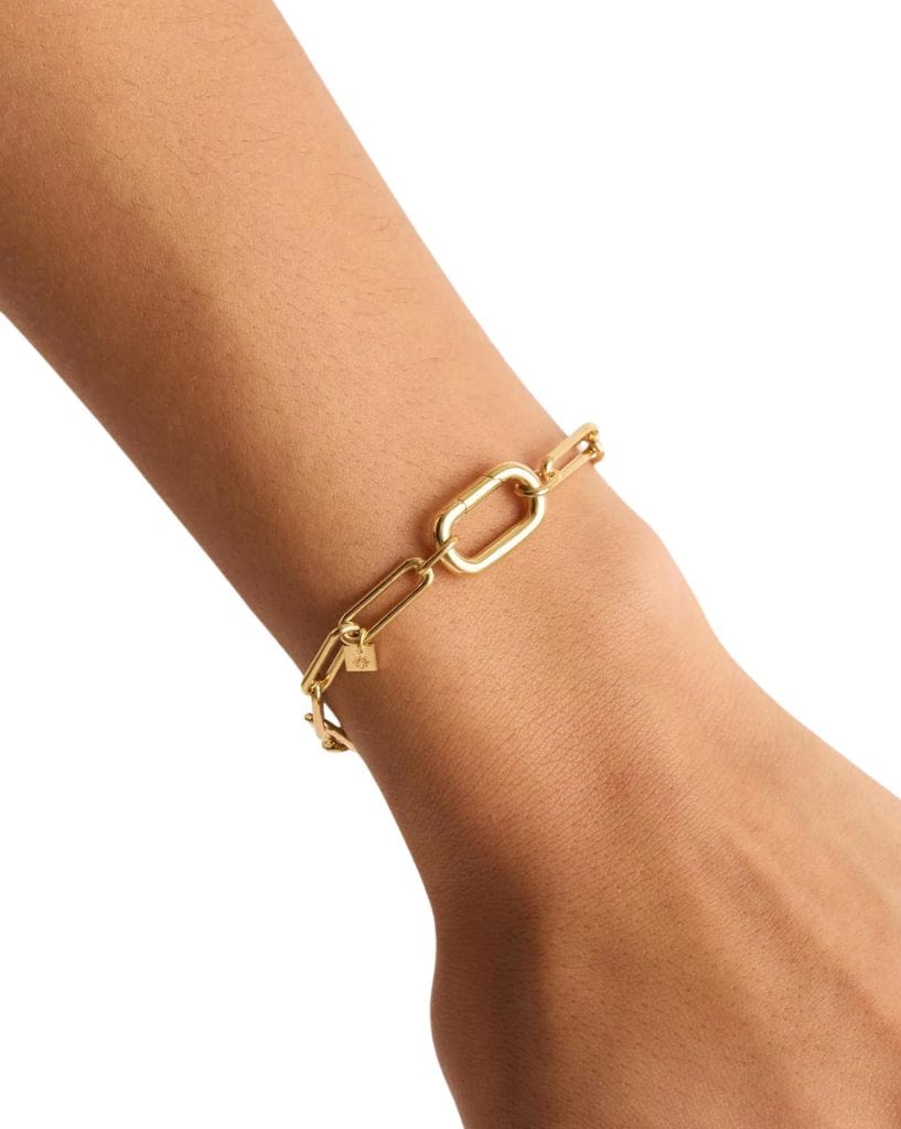 By Charlotte Gold - 16.5cm With Love Annex Link Bracelet