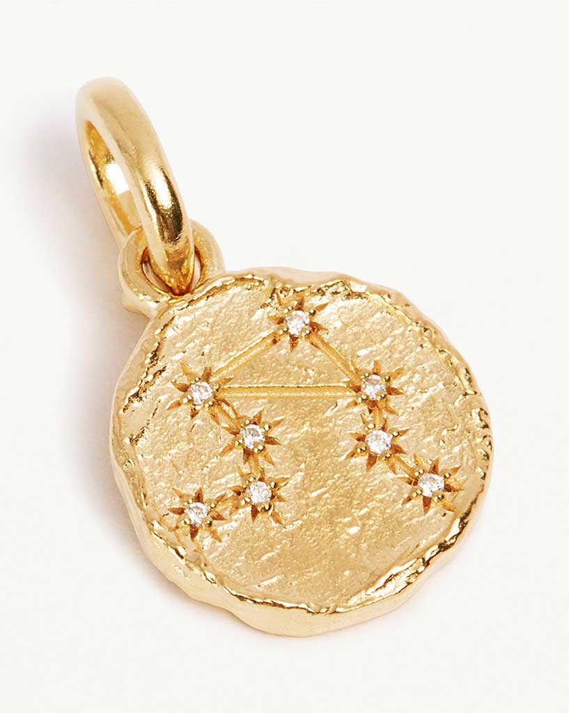 By Charlotte Gold Cosmic Love Zodiac Annex Link Pendant