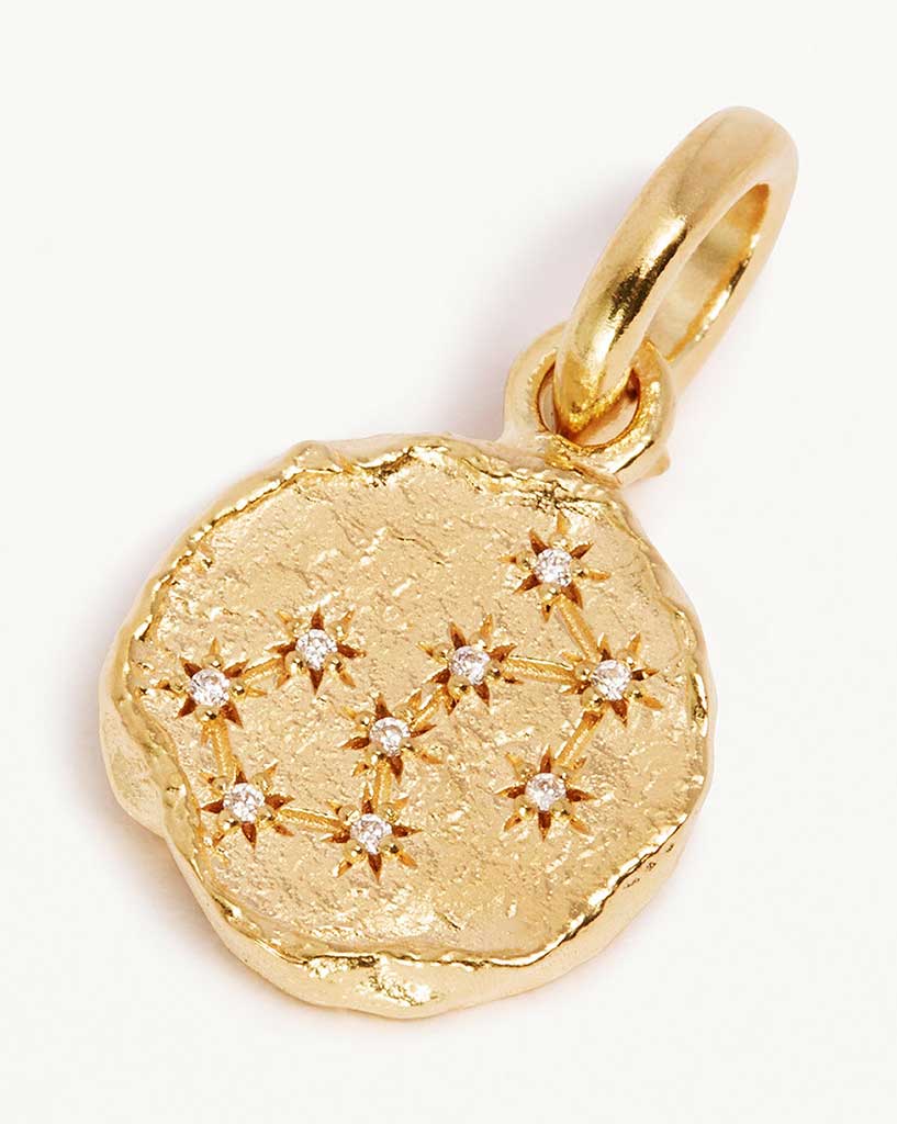 By Charlotte Gold Cosmic Love Zodiac Annex  Link Pendant