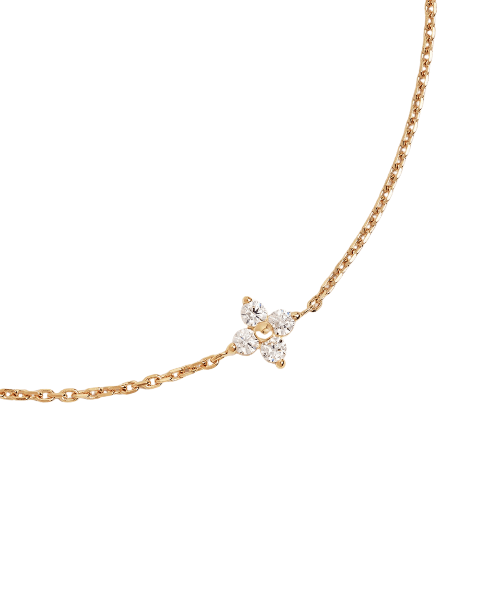 By Charlotte Gold Crystal Bloom Bracelet