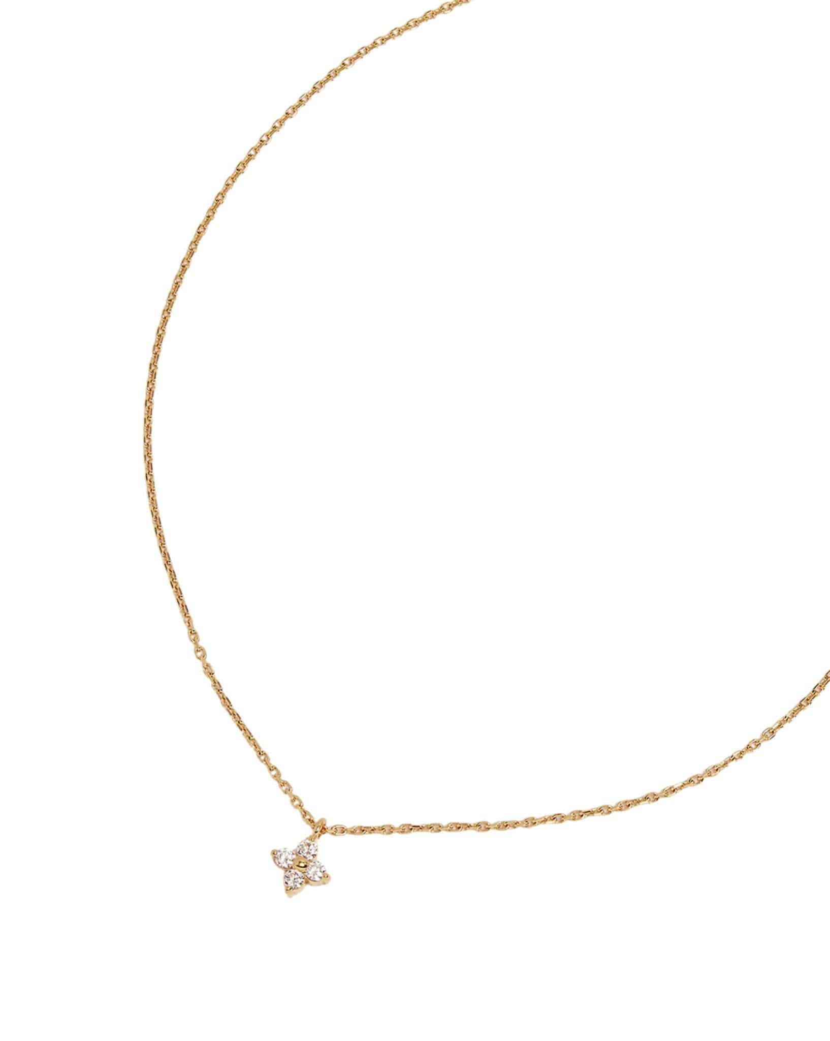 By Charlotte Gold Crystal Bloom Necklace