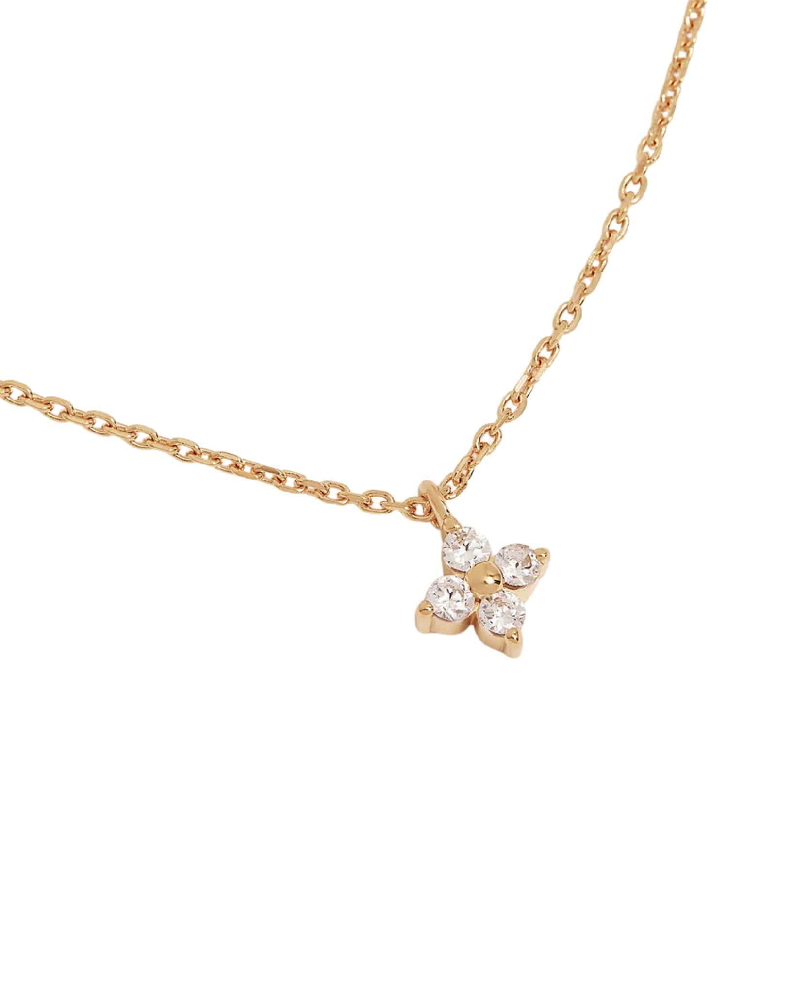 By Charlotte Gold Crystal Bloom Necklace