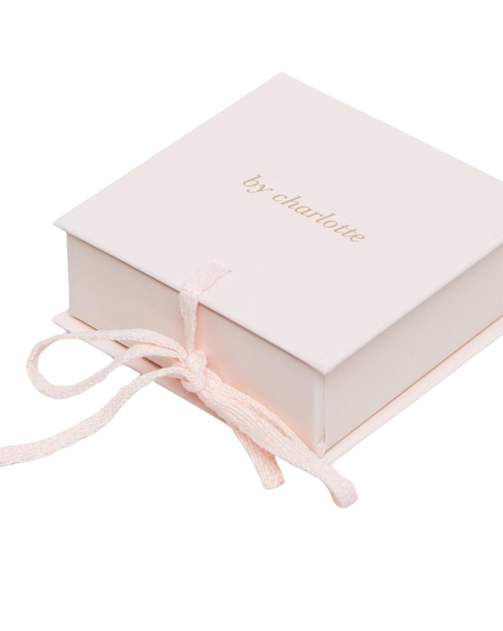 By Charlotte Gold Crystal Lotus Heart Padlock Necklace