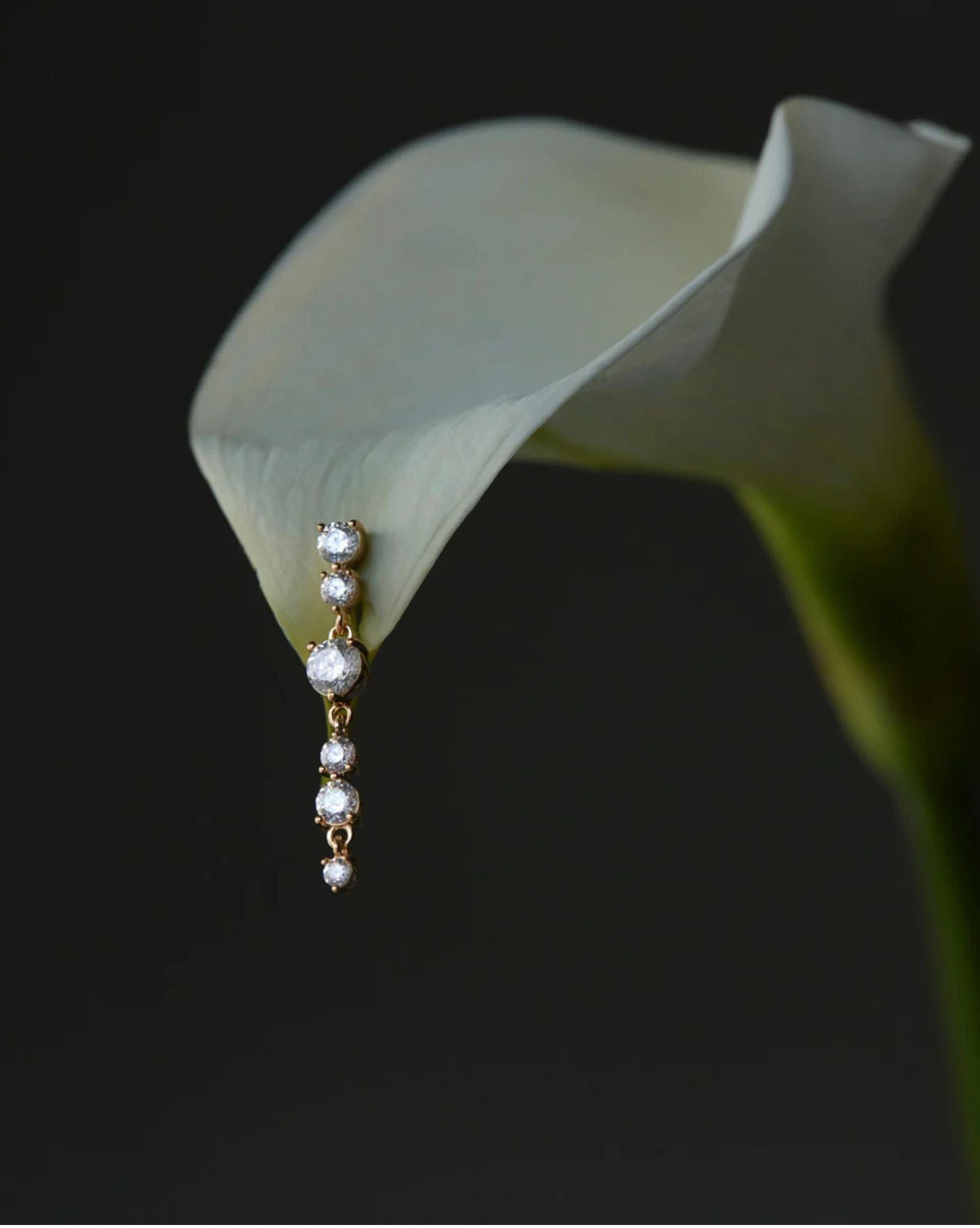 By Charlotte Gold Forever Yours Drop Earrings
