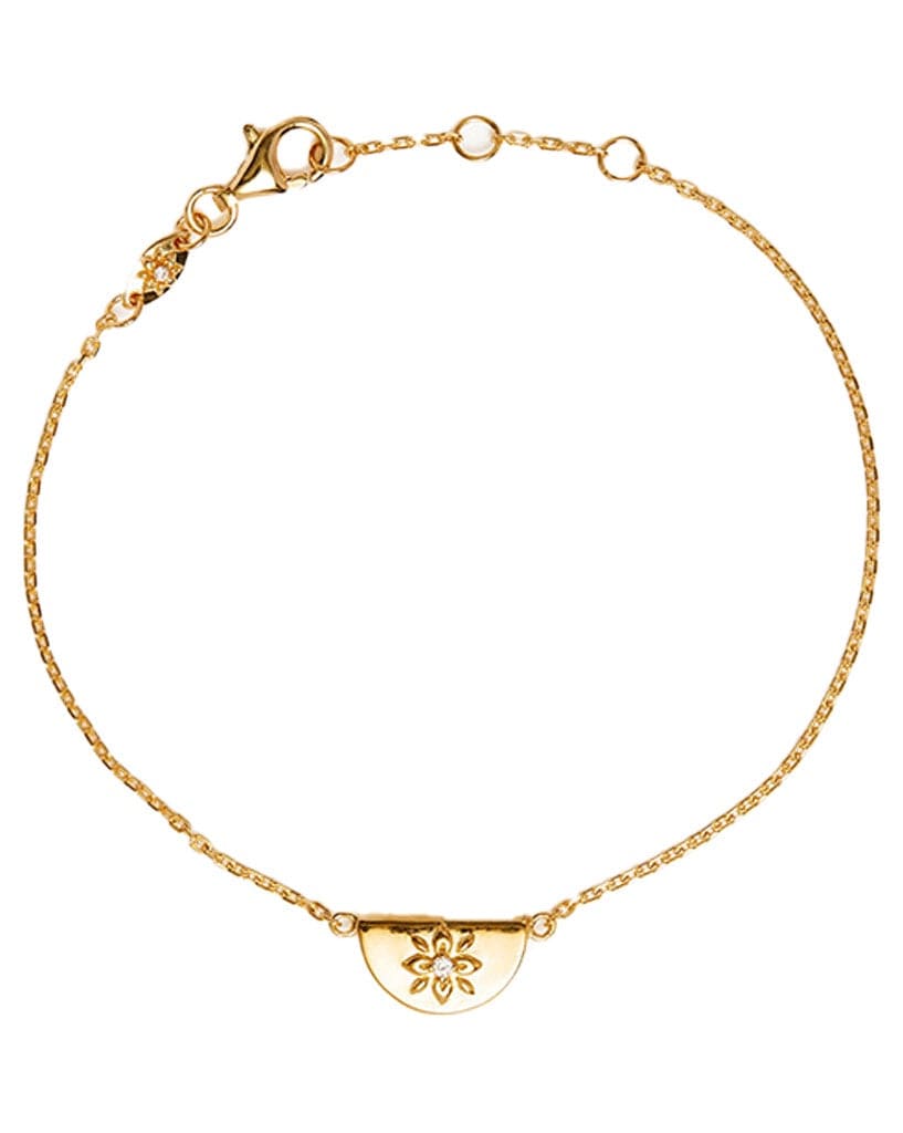 By Charlotte Gold Lotus Bracelet
