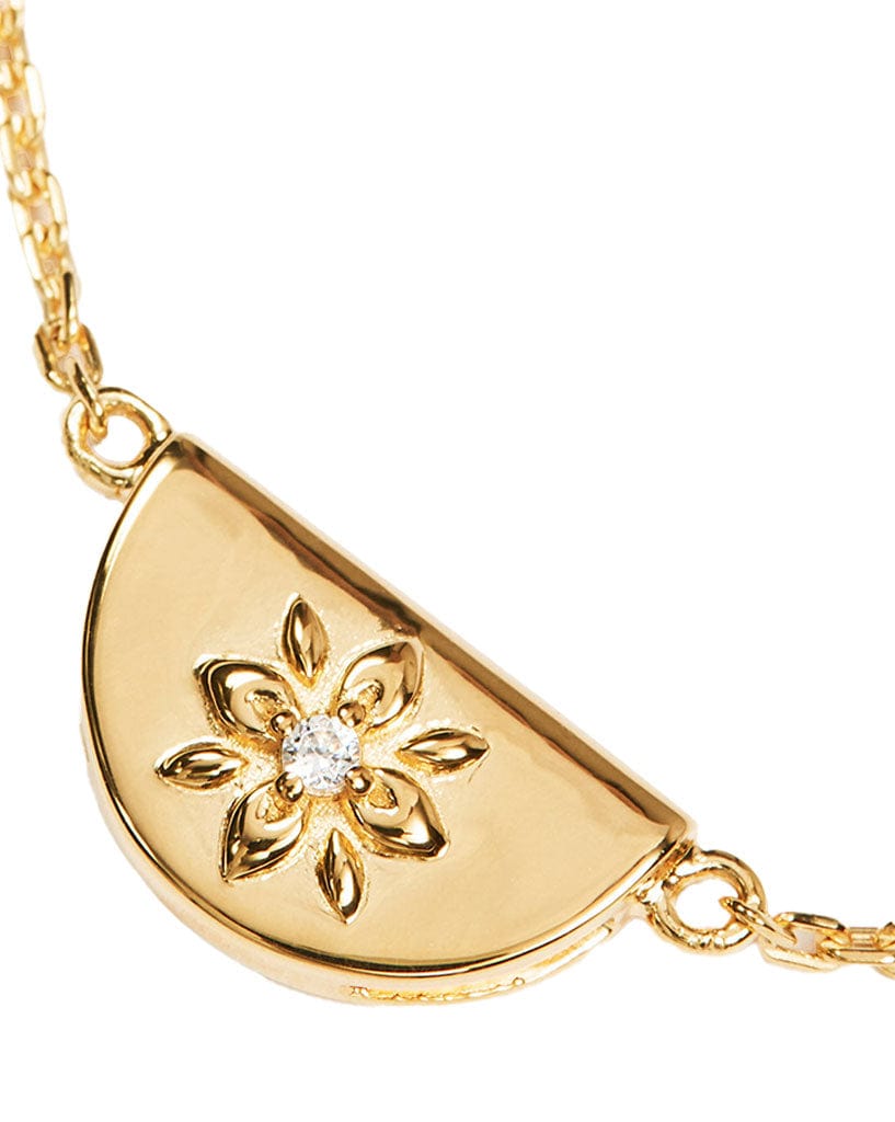 By Charlotte Gold Lotus Bracelet