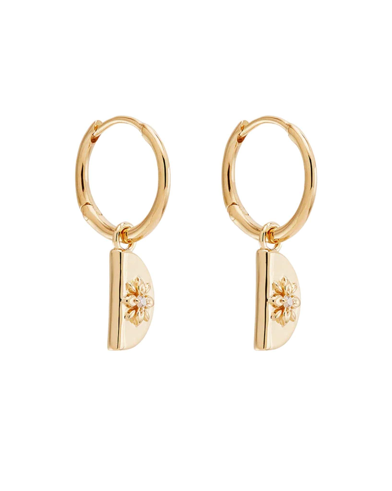By Charlotte Gold Lotus Hoops