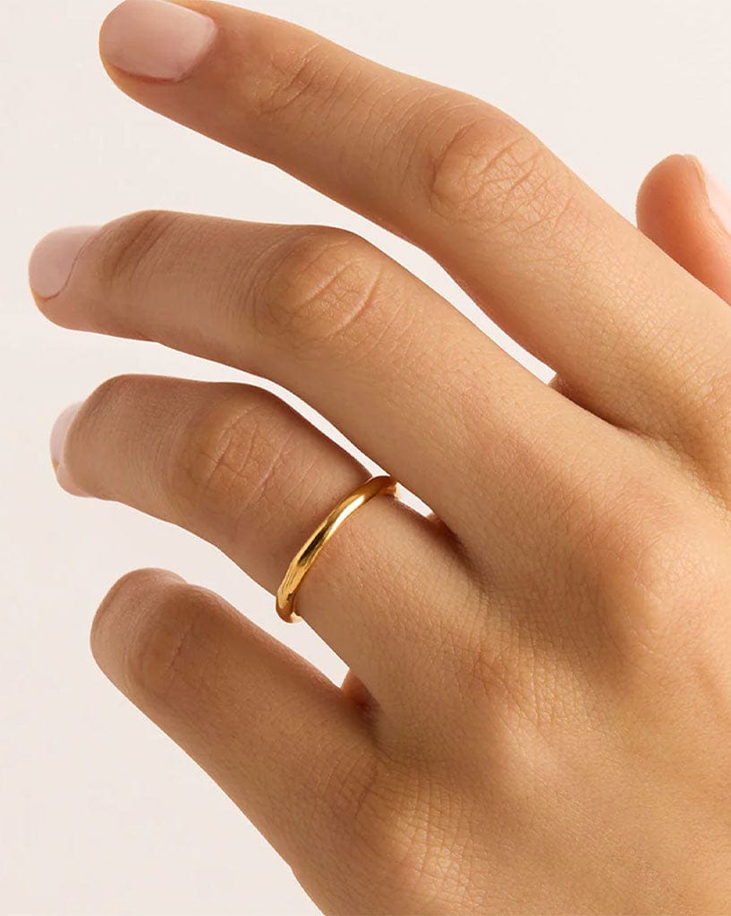 By Charlotte Gold Lover Thin Ring
