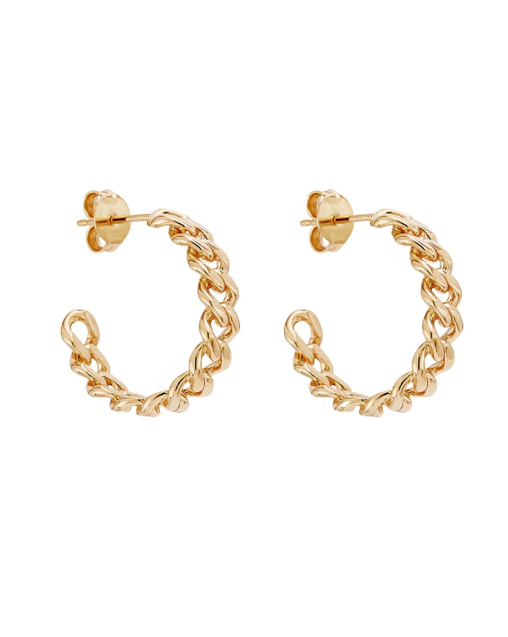 By Charlotte Gold Radiant Curb Hoops